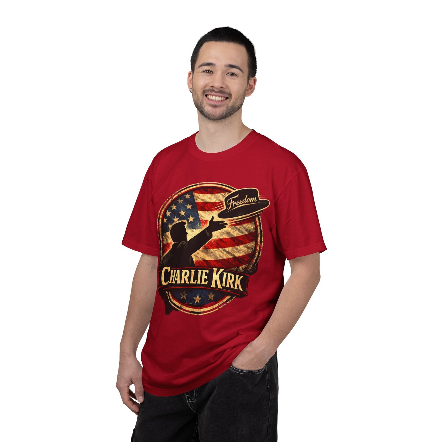 Charlie Kirk Freedom Graphic T-Shirt — Charlie Kirk Design