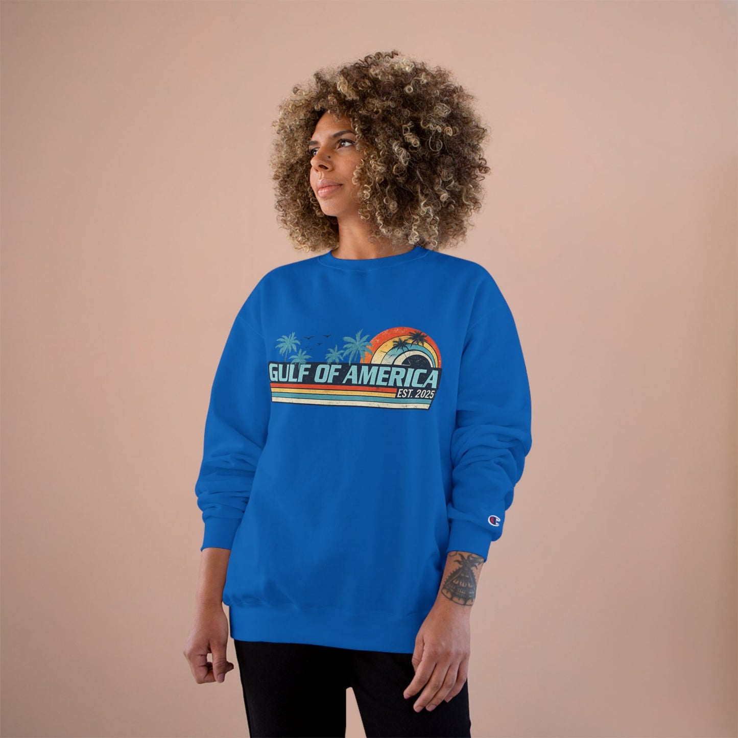 Gulf of America Vintage Champion Crewneck Sweatshirt