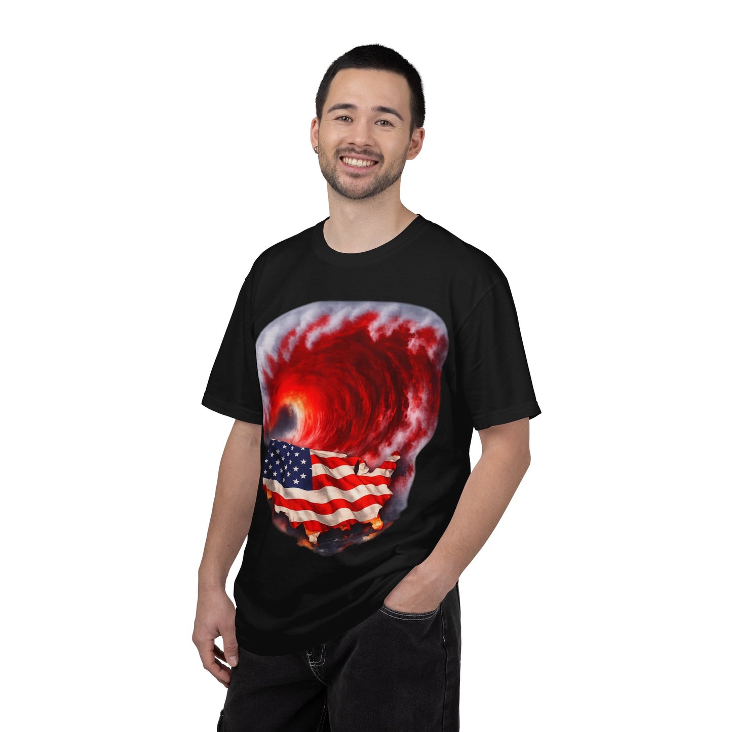 Red Wave USA Comfort Color Brand T-Shirt