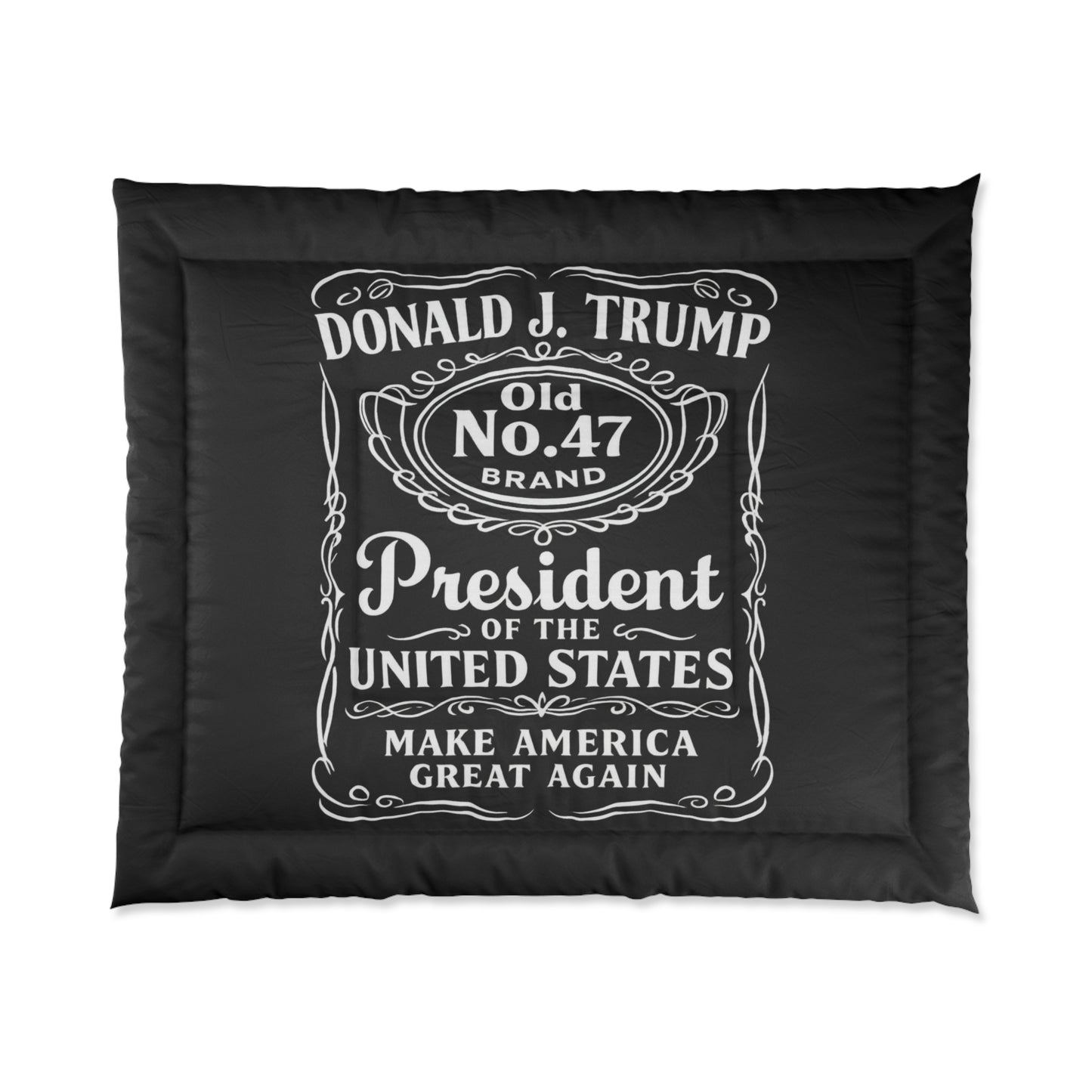 Trump "Old No. 47" President Bed Comforter
