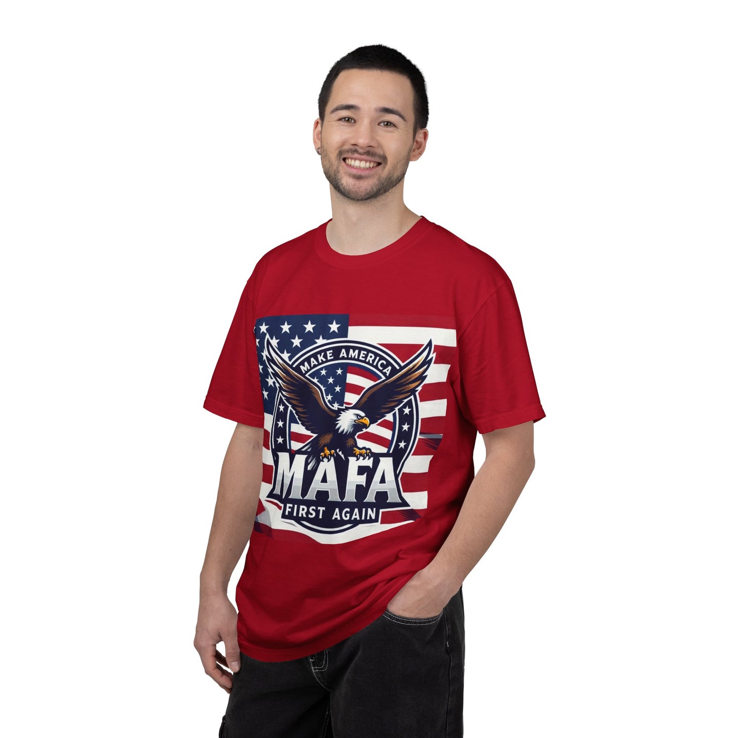 MAFA Eagle Flag T-Shirt — "Make America First Again" Patriotic Tee
