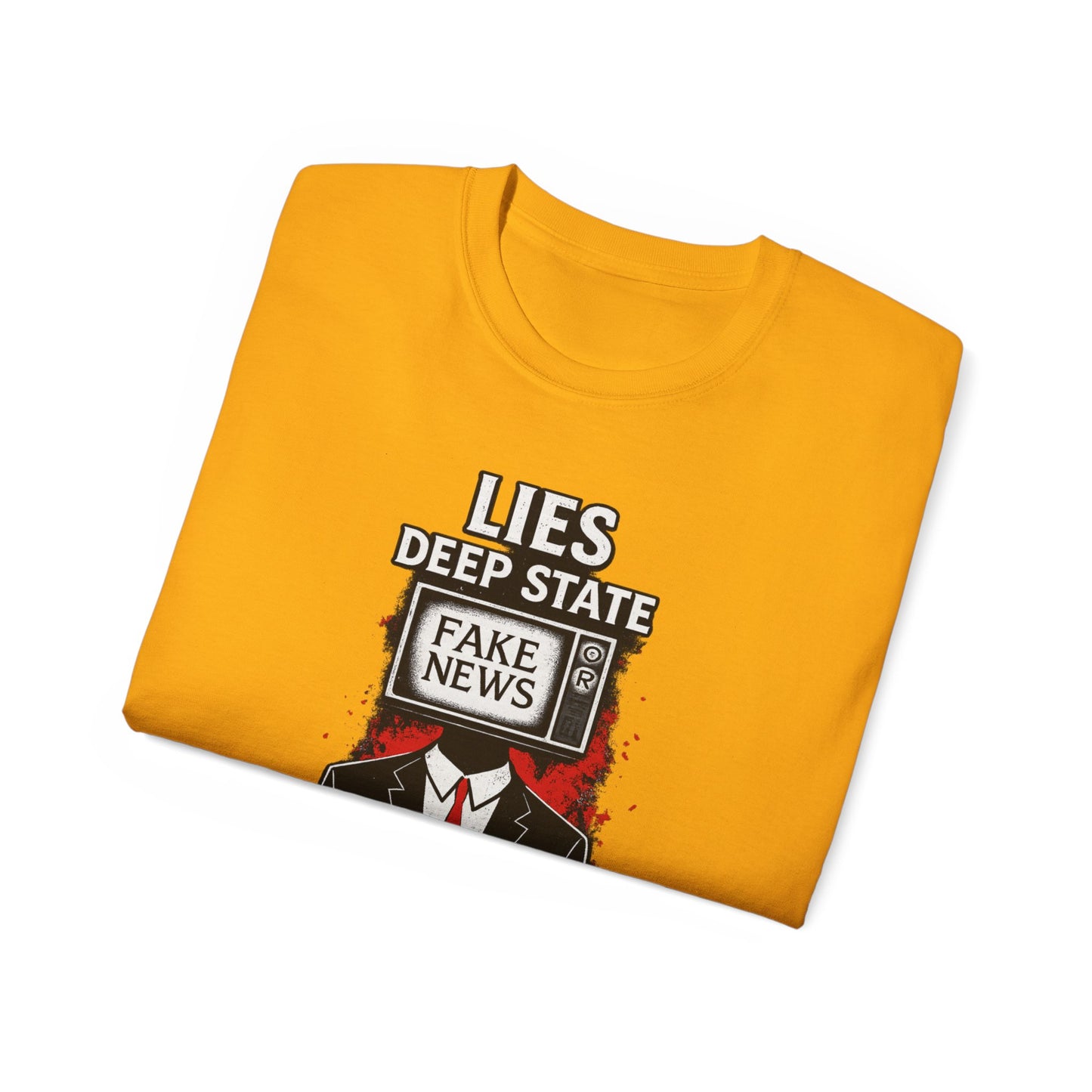 Fake News Political Statement Gildan Brand T-Shirt