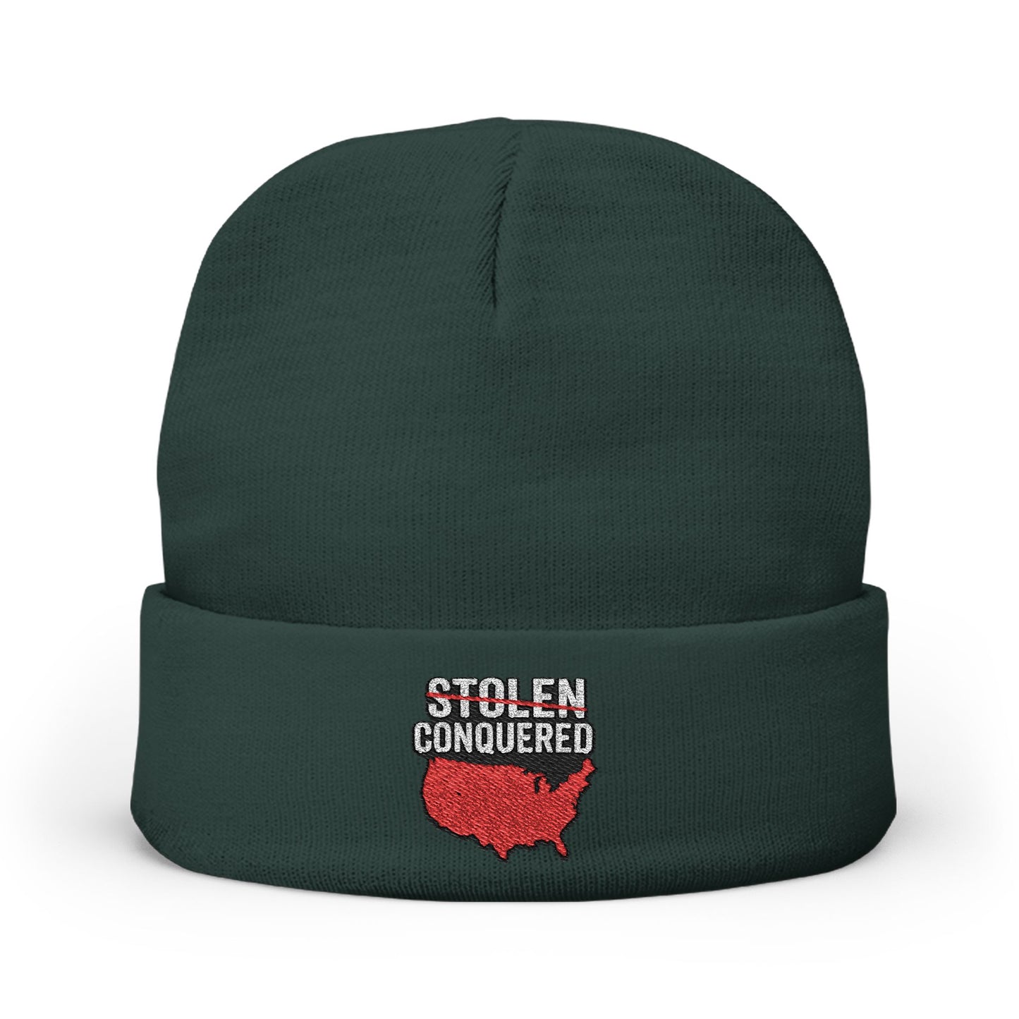 Stolen Conquered USA Embroidered Knit Beanie