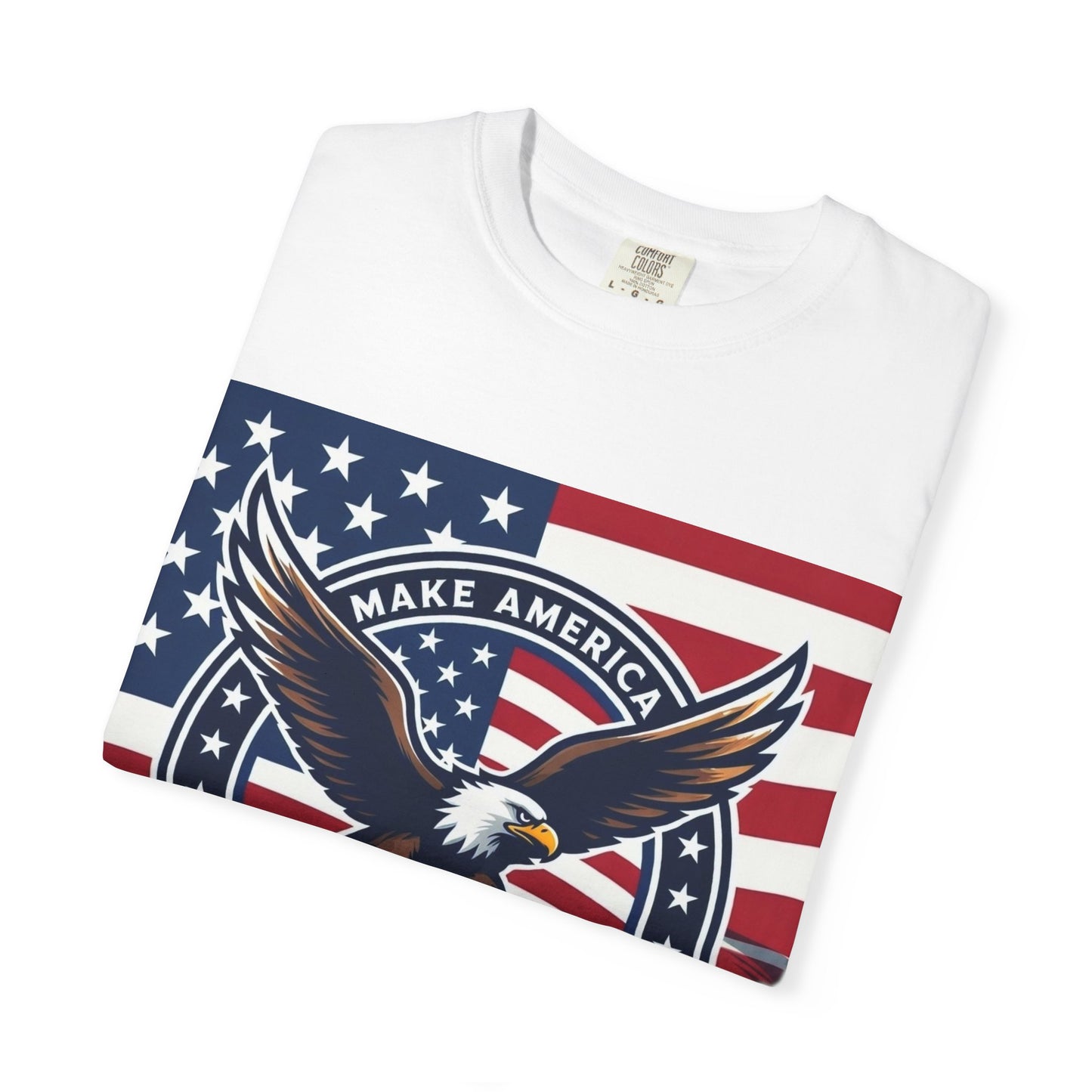 MAFA Eagle Flag T-Shirt — "Make America First Again" Patriotic Tee