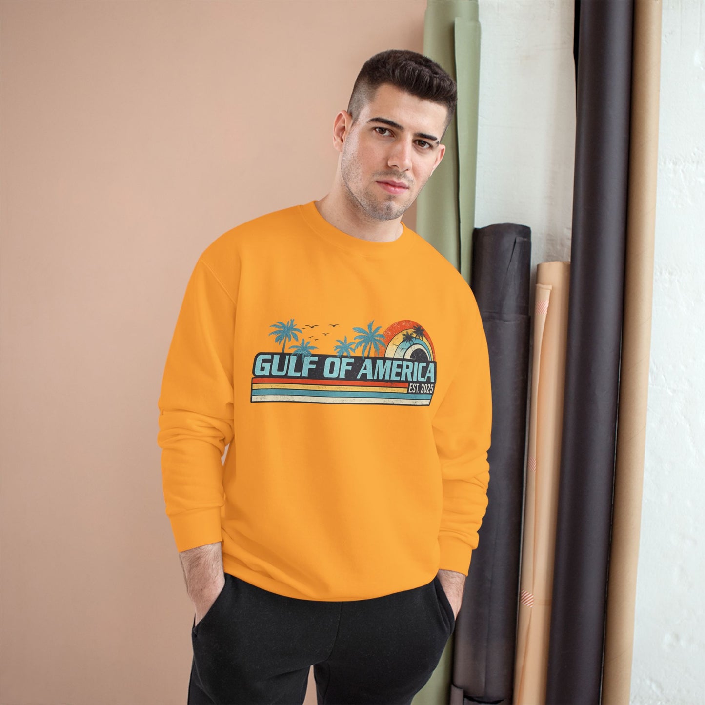 Gulf of America Vintage Champion Crewneck Sweatshirt