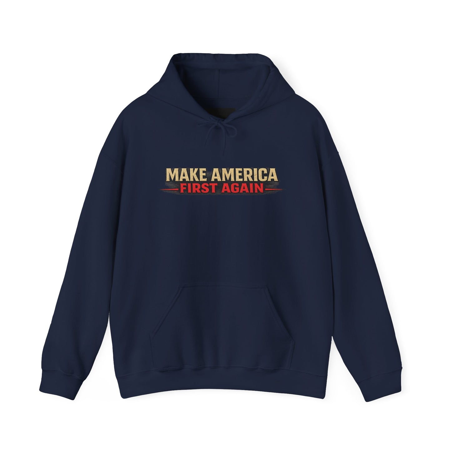 "Make America First Again" America First Is Not A Slogan - It's A Standard Comfort Color Brand Hoodie
