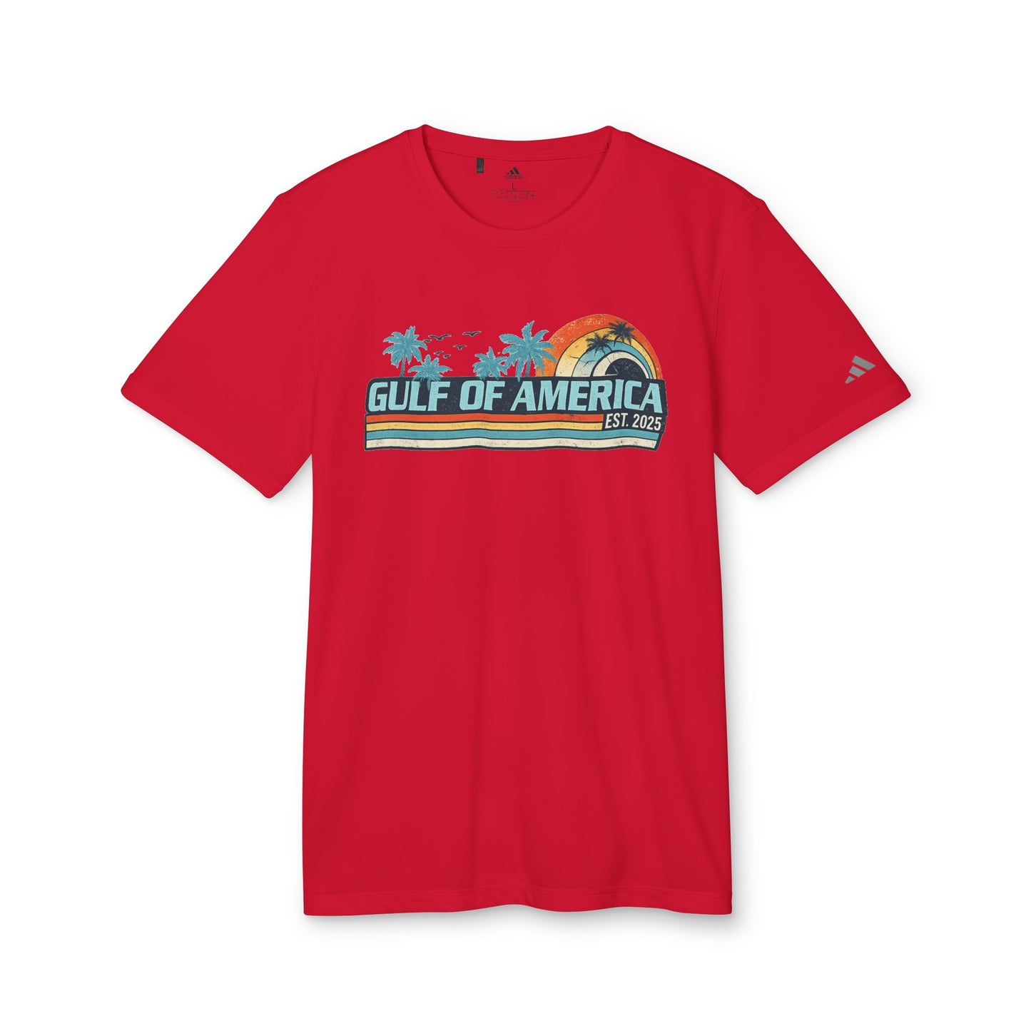 Gulf of America Vintage Adidas Brand T-Shirt