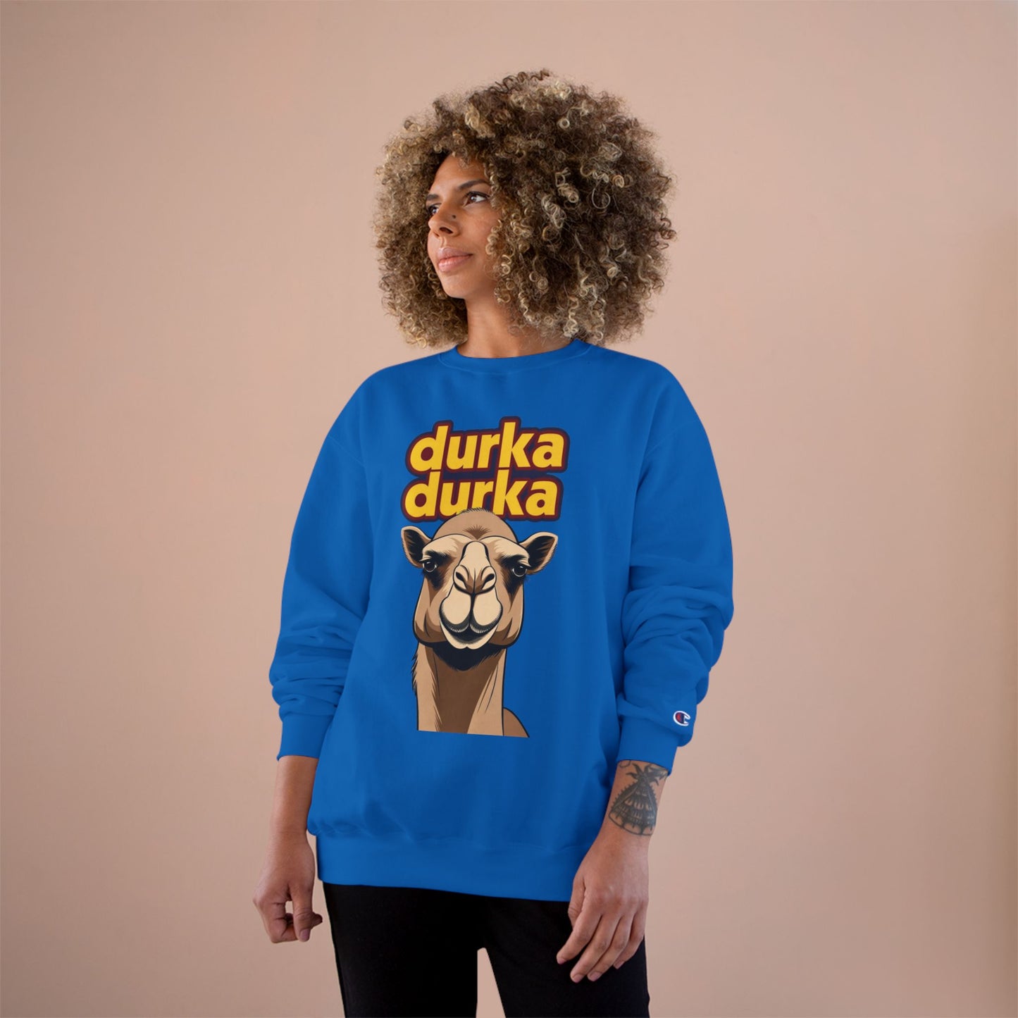 "Durka Durka Camel Champion Crewneck Sweatshirt