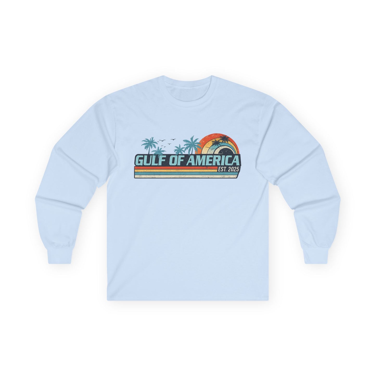 Gulf of America Vintage Gildan Brand Long Sleeve Tee
