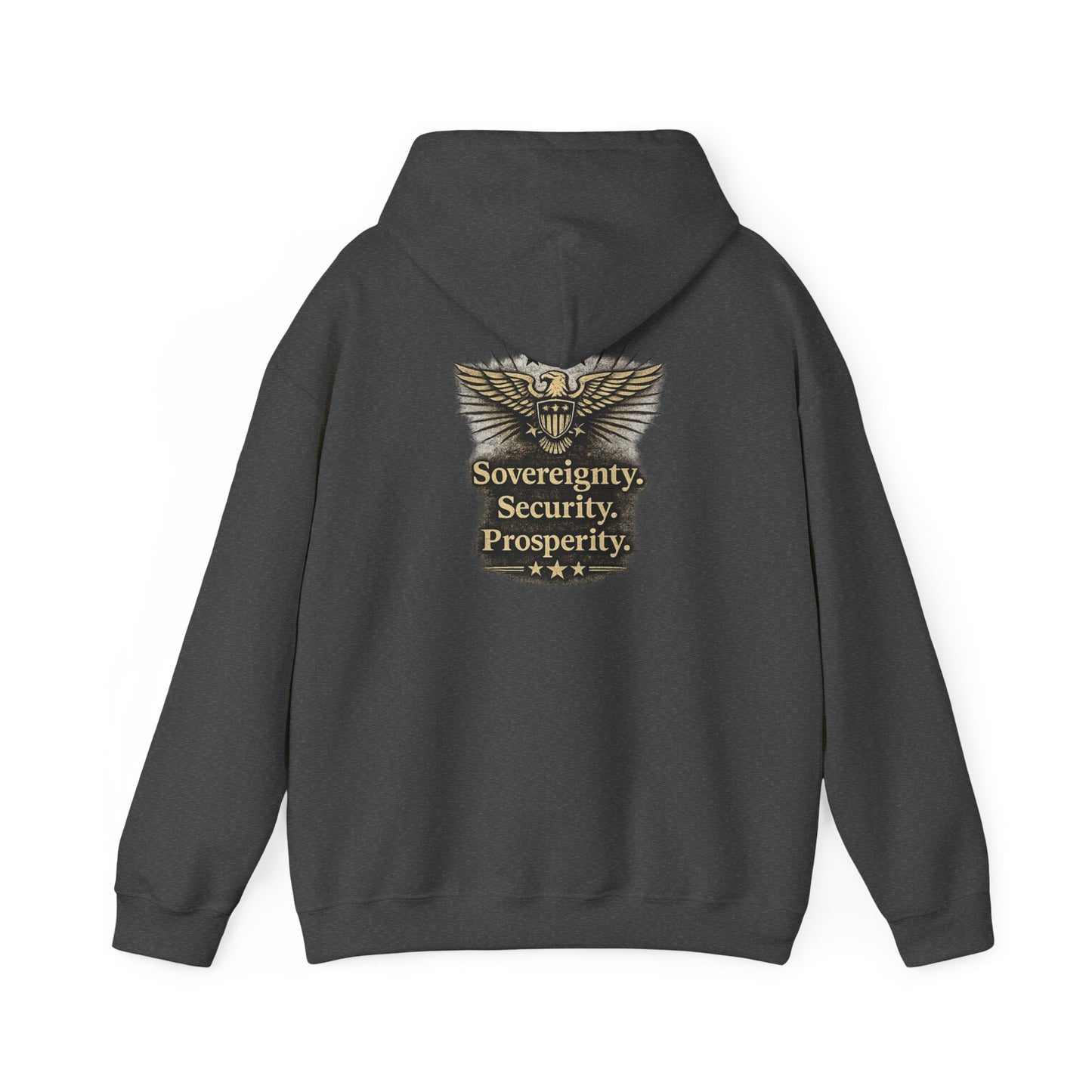 M.A.F.A. "Statue Of Liberty" "Sovereignty Security Prosperity " Comfort Color Brand Hoodie
