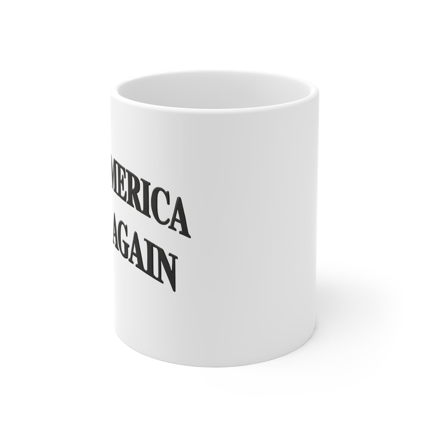 Black Make America First Again Mug —  11oz Coffee Cup