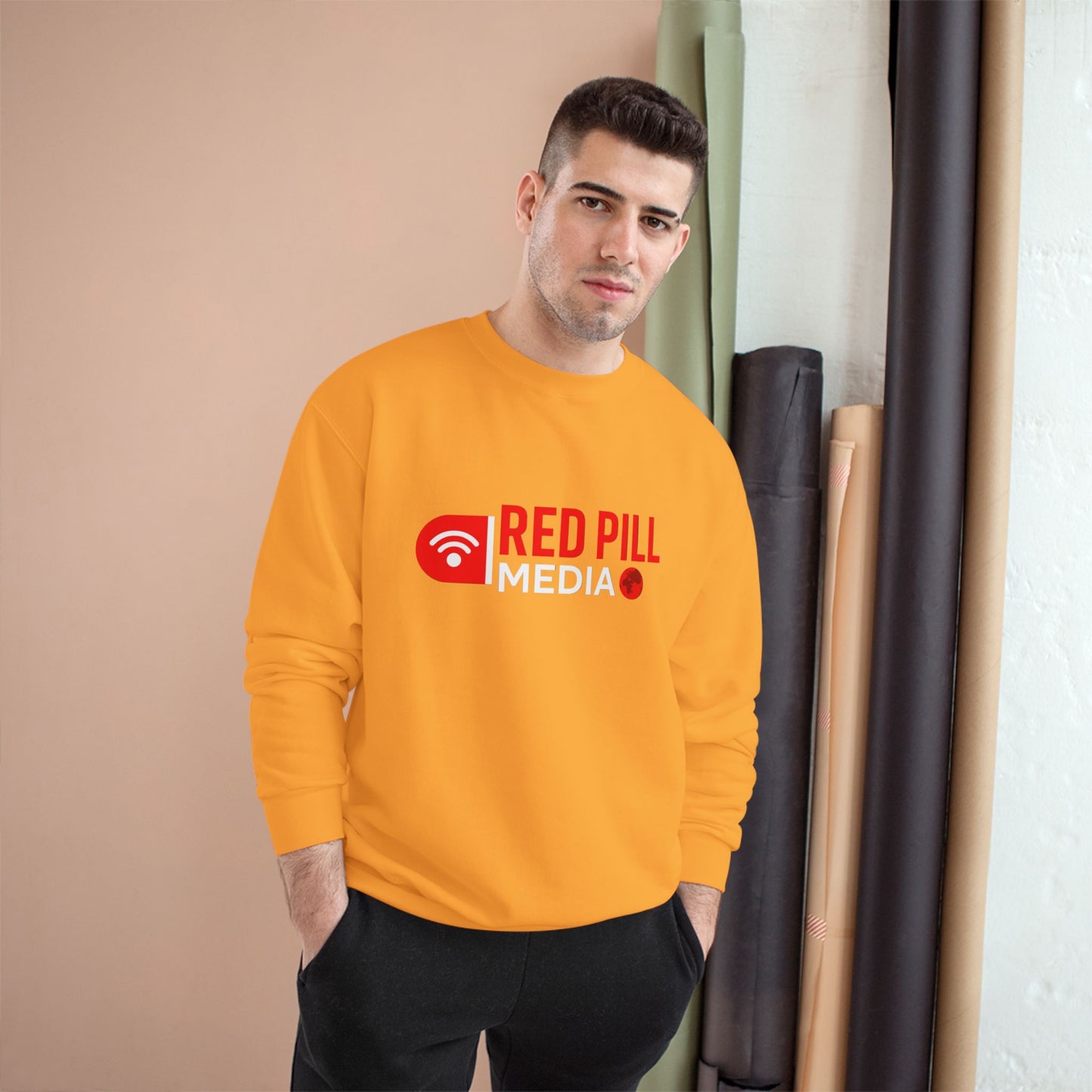 Red Pill Media Champion Brand Sweatshirt