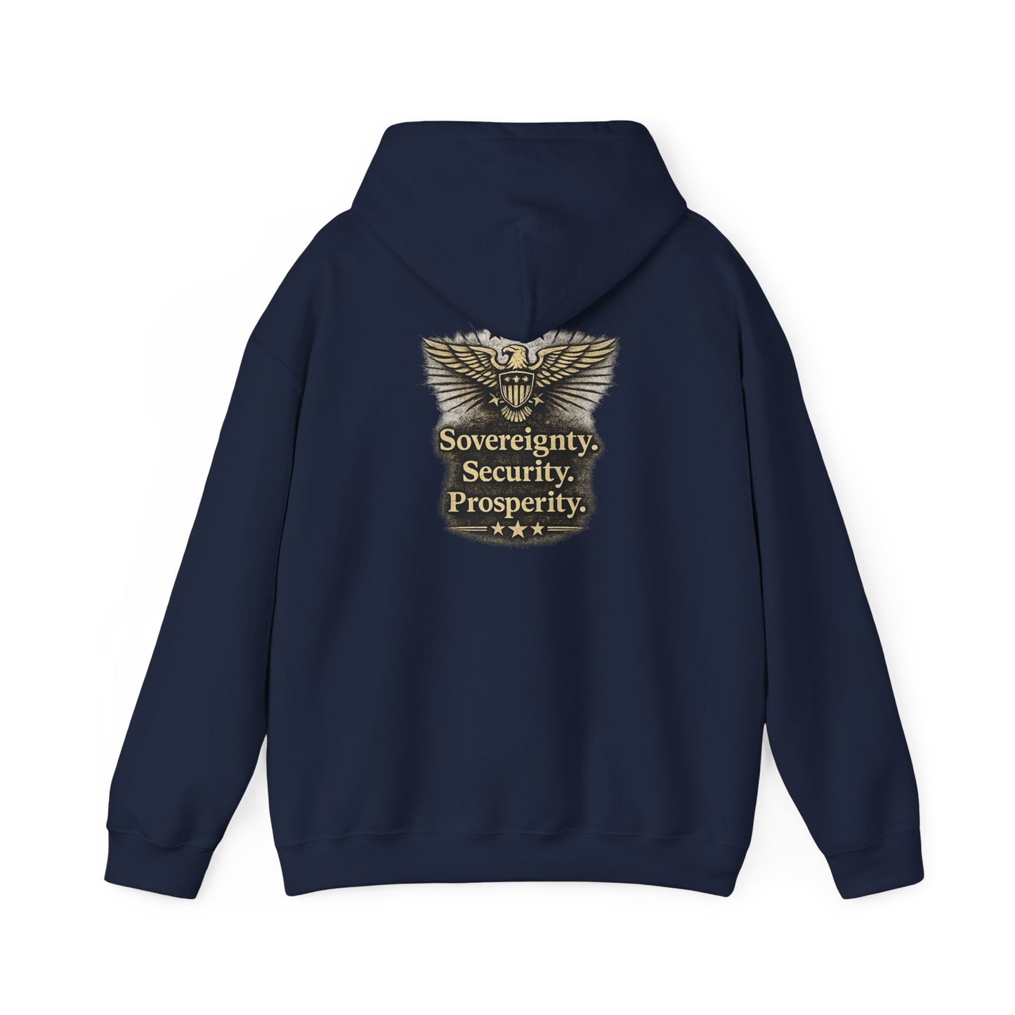 M.A.F.A. "Statue Of Liberty" "Sovereignty Security Prosperity " Comfort Color Brand Hoodie