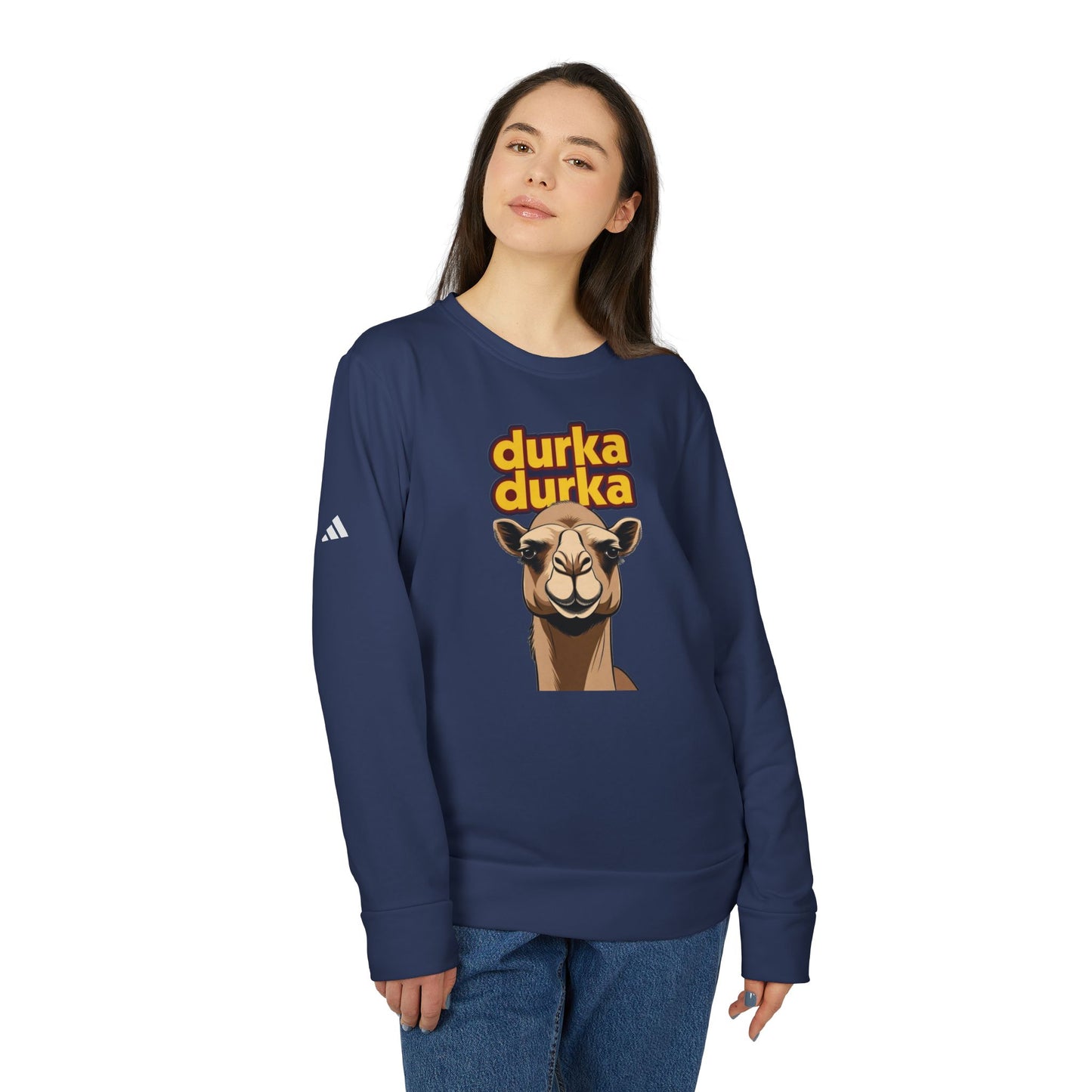 "Durka Durka Camel Adidas Crewneck Sweatshirt