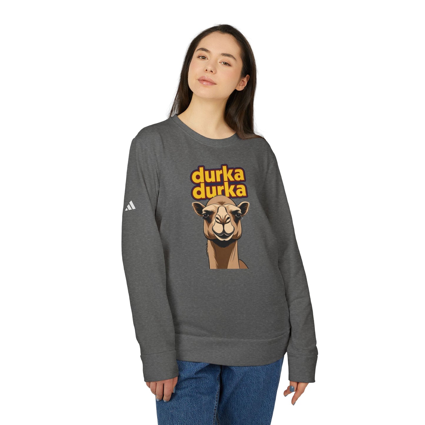 "Durka Durka Camel Adidas Crewneck Sweatshirt