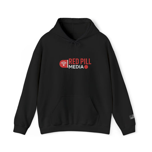 Red Pill Media Embroidered  Gildan Brand Hoodie