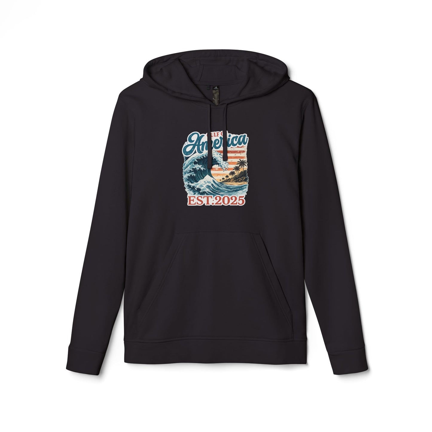 Gulf of America Est. 2025 Waves Adidas Brand Hoodie