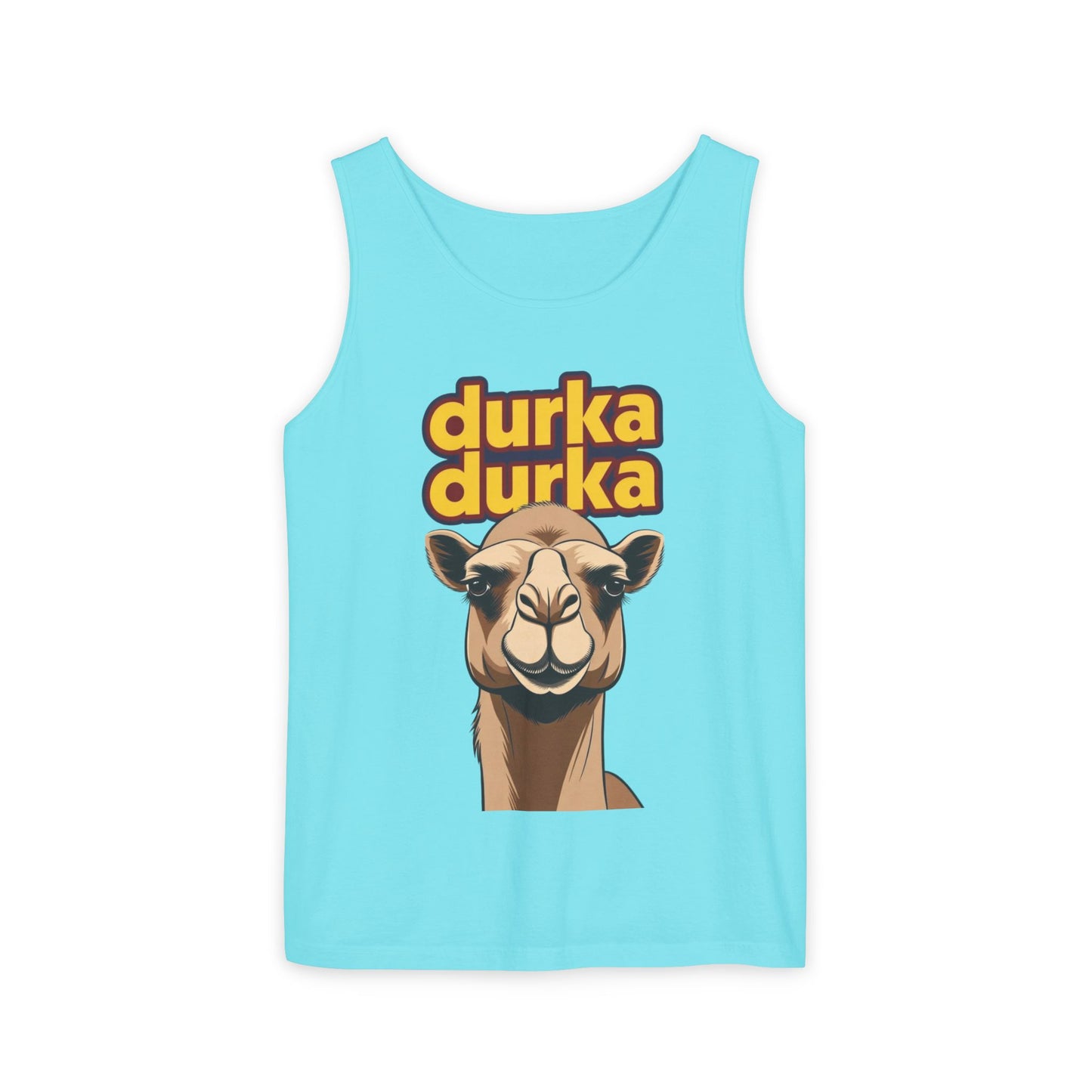 "Durka Durka" Camel Gildan Brand Tank Top