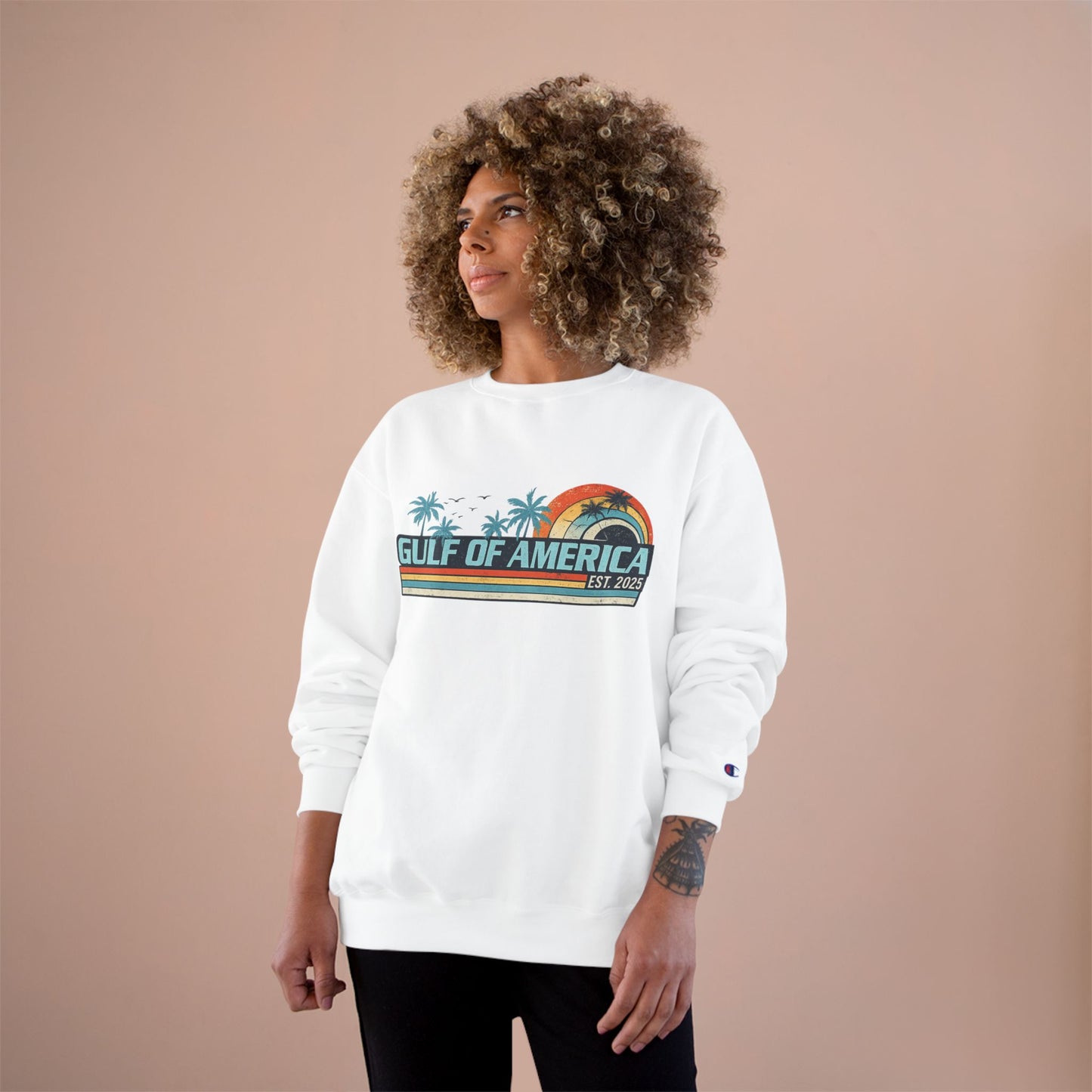 Gulf of America Vintage Champion Crewneck Sweatshirt