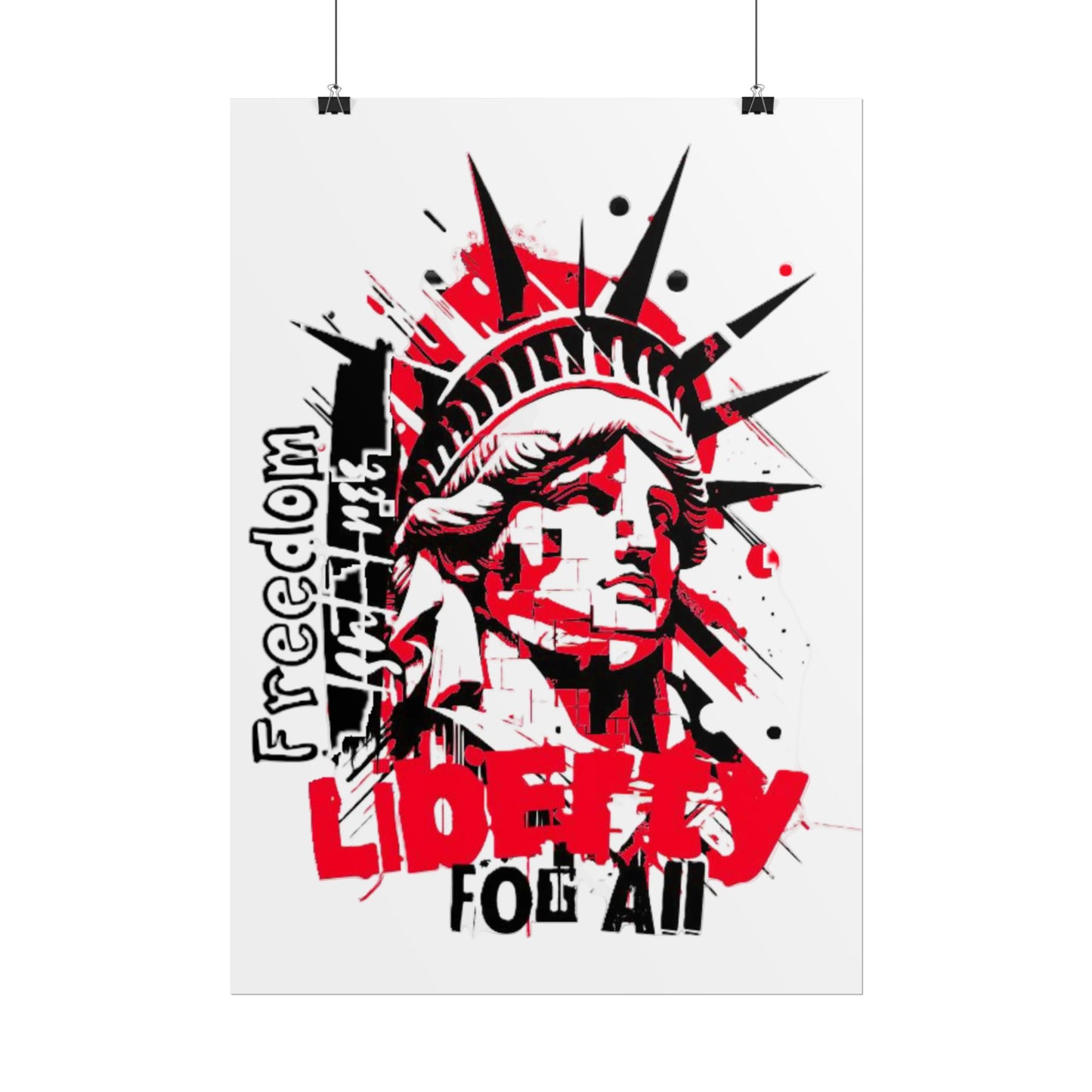 Freedom Isn't Free Liberty For All -Art Print