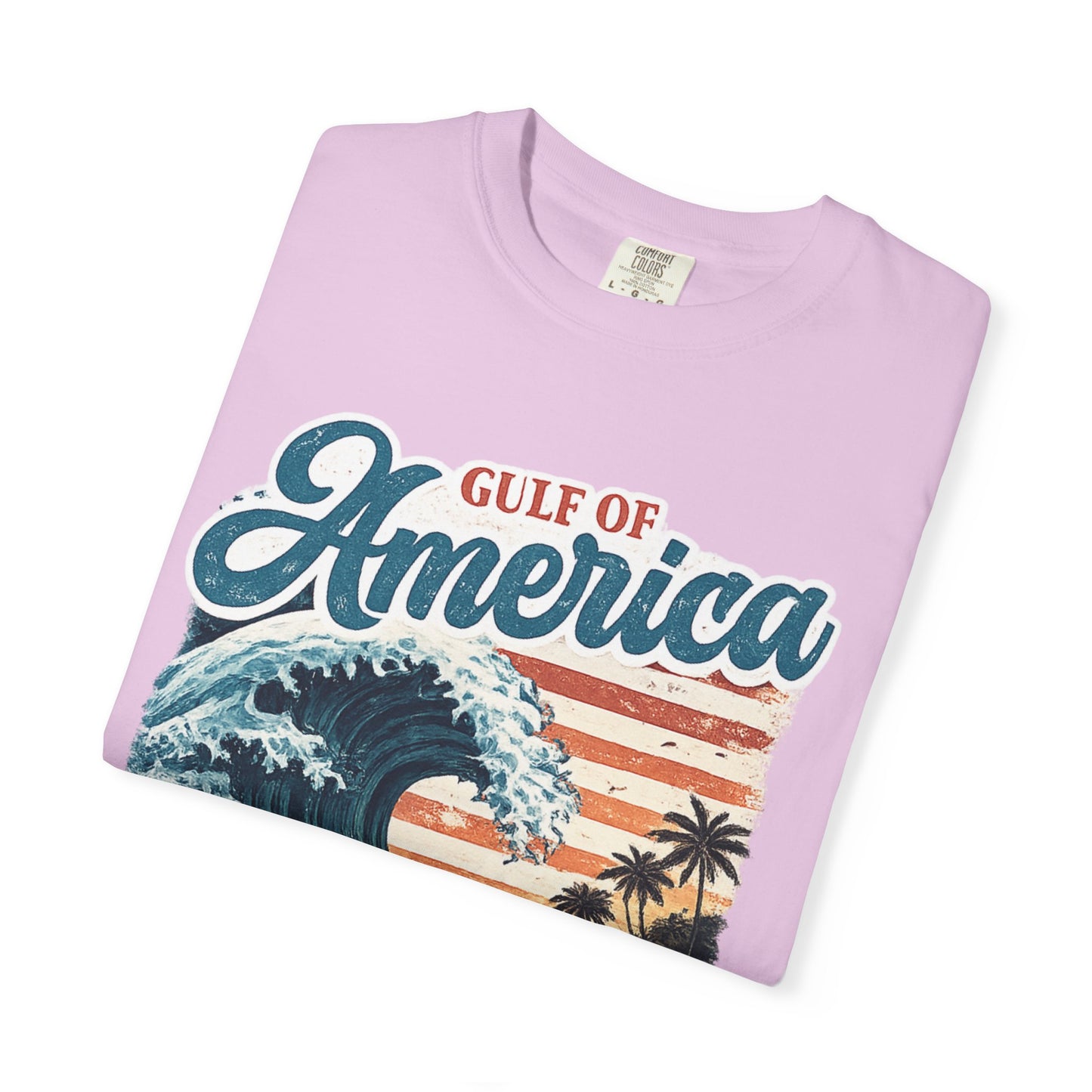 Gulf of America Est. 2025 Waves Comfort Color Brand T‑Shirt
