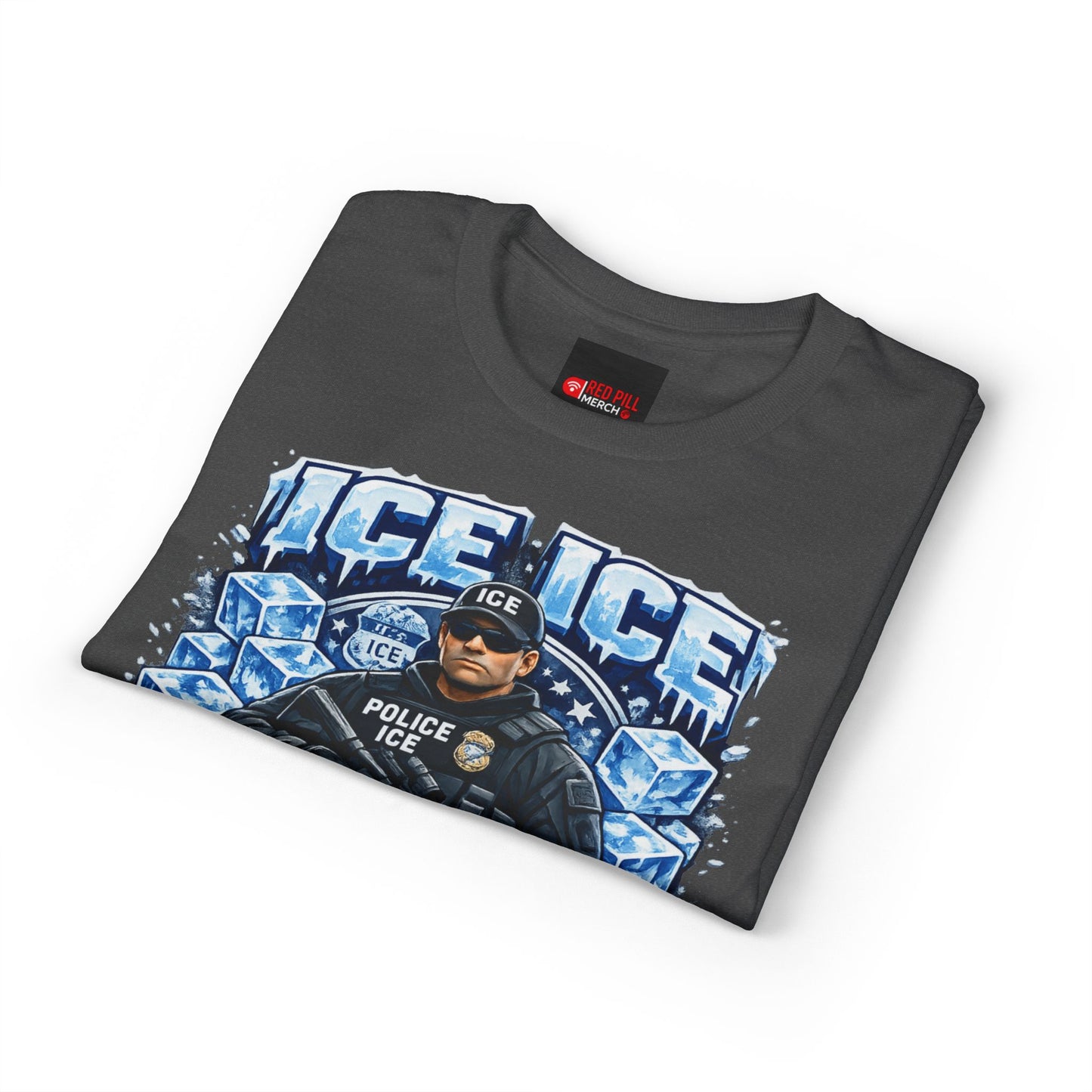 Ice Ice Baby ICE Agent Gildan 8000 Brand T-Shirt