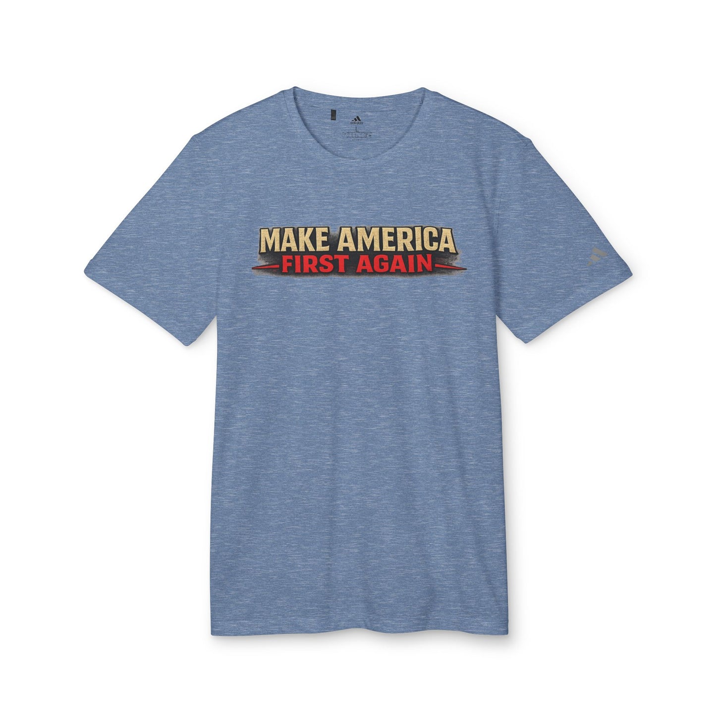 "Make America First Again" Book Merch Adidas Brand T-Shirt