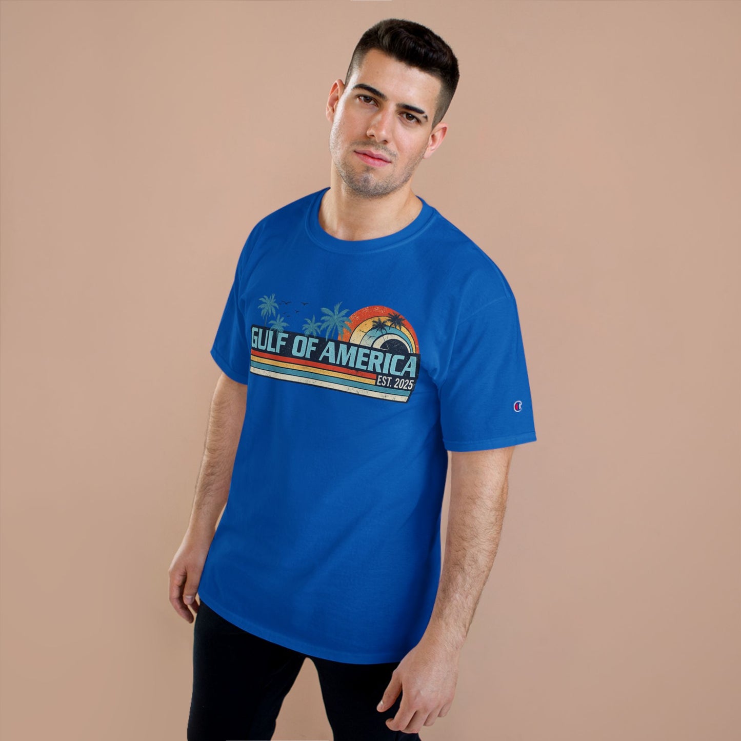 Gulf of America Vintage Champion Brand T-Shirt
