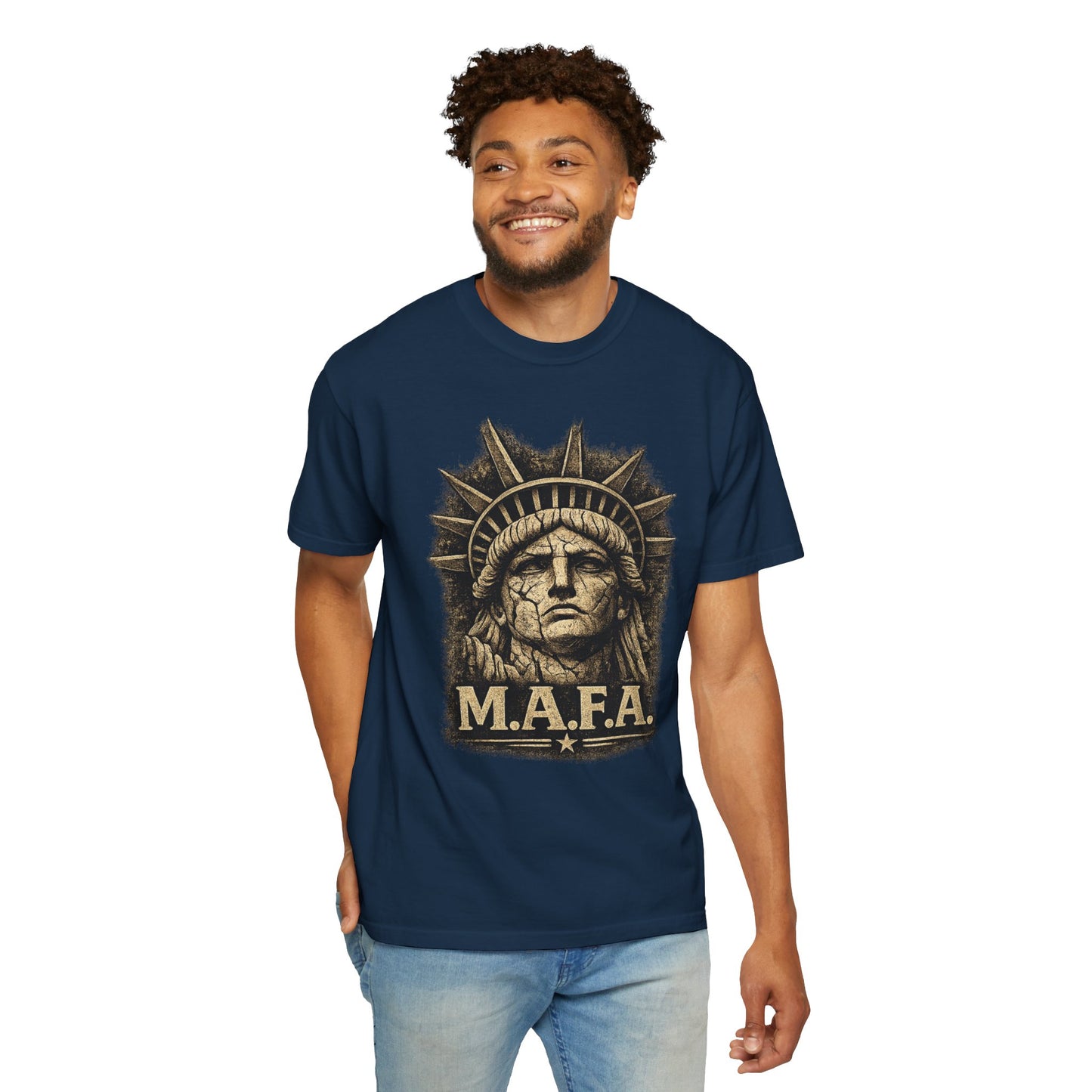 M.A.F.A. Statue Of Liberty  "Sovereignty Security Prosperity " Comfort Color Brand T-Shirt