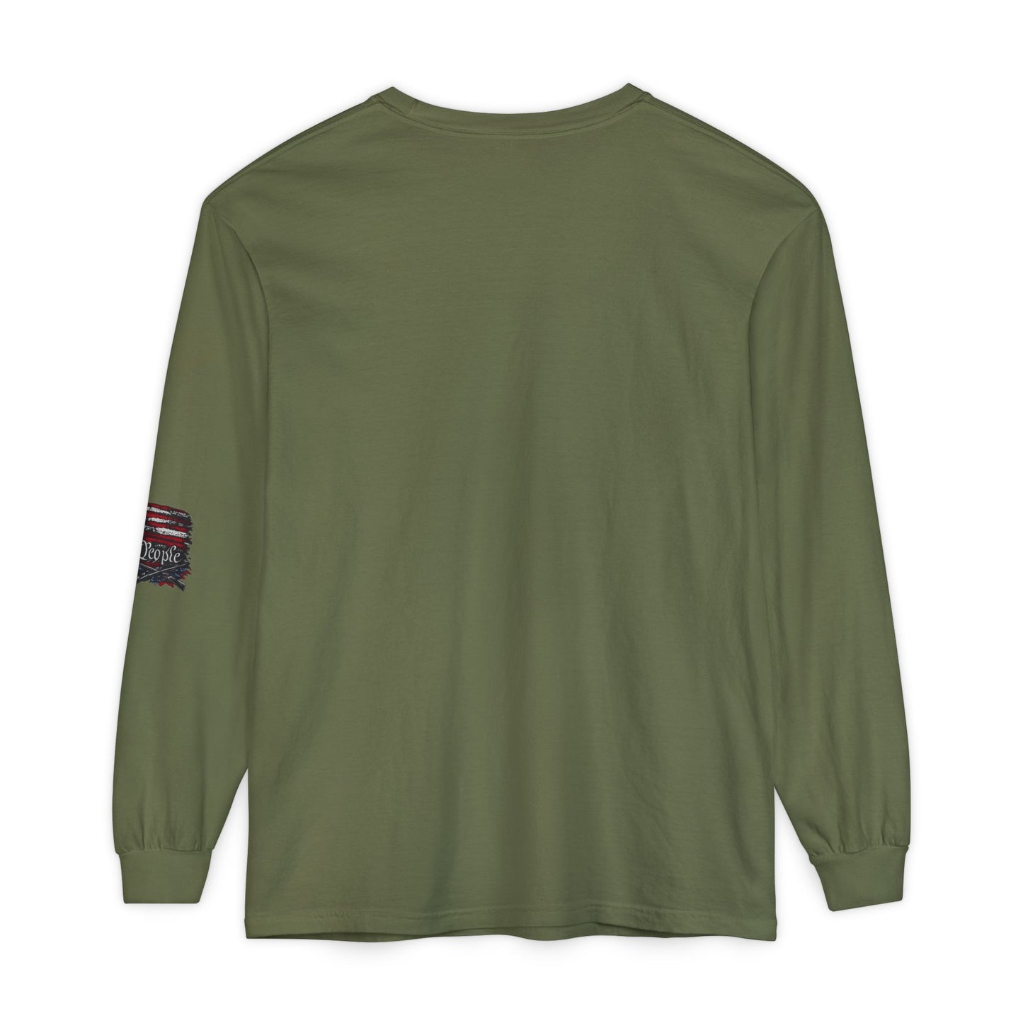 We the People 1776 Flag Comfort Color Brand Long Sleeve