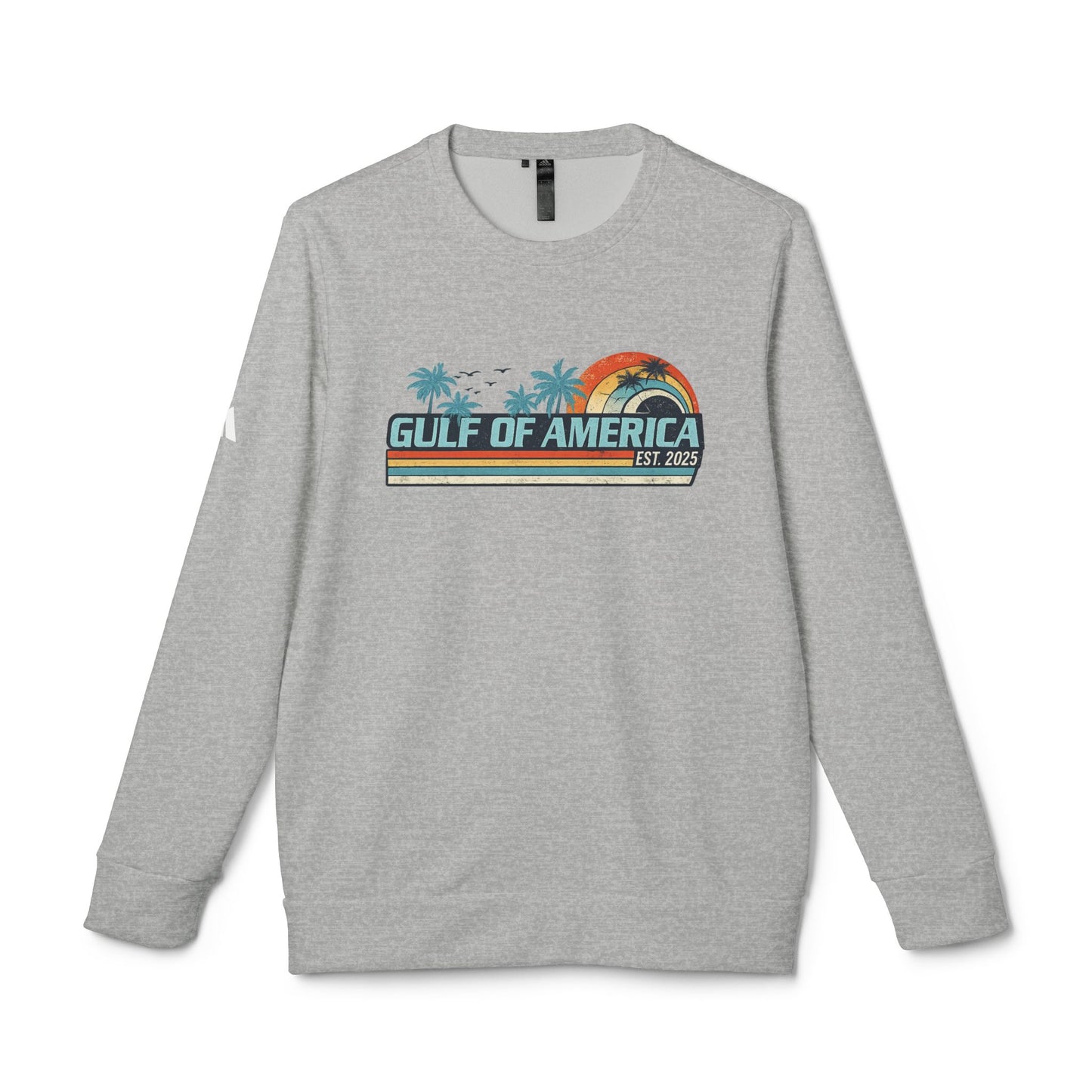 Gulf of America Vintage Adidas Brand Crewneck Sweatshirt