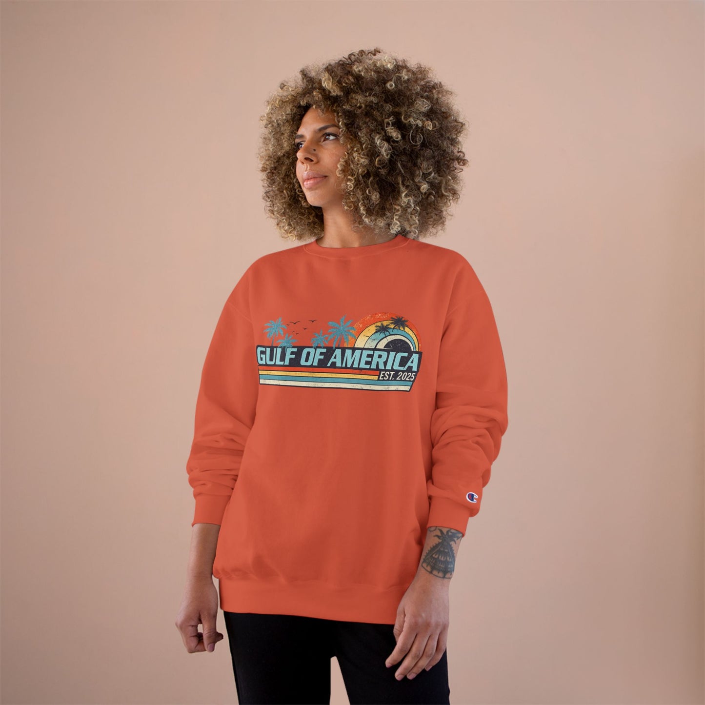 Gulf of America Vintage Champion Crewneck Sweatshirt