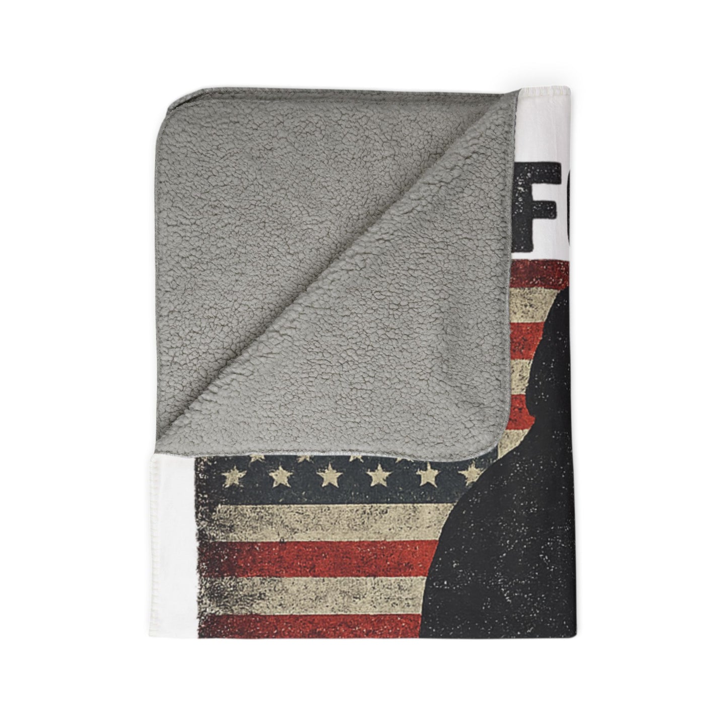 "Iran Forgot, Our President Has 34 Felonies" President Trump Sherpa Fleece Blanket