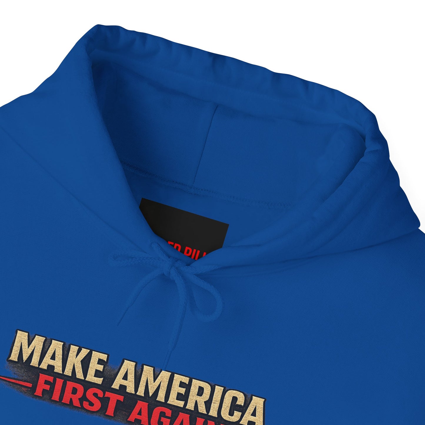 "Make America First Again" America First Is Not A Slogan - It's A Standard Comfort Color Brand Hoodie