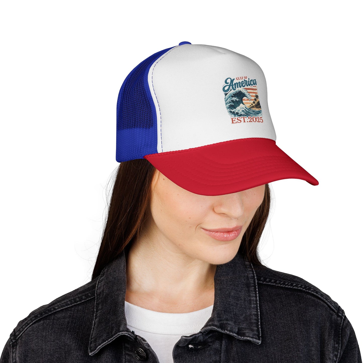 Gulf of America Est. 2025 Waves Trucker Cap