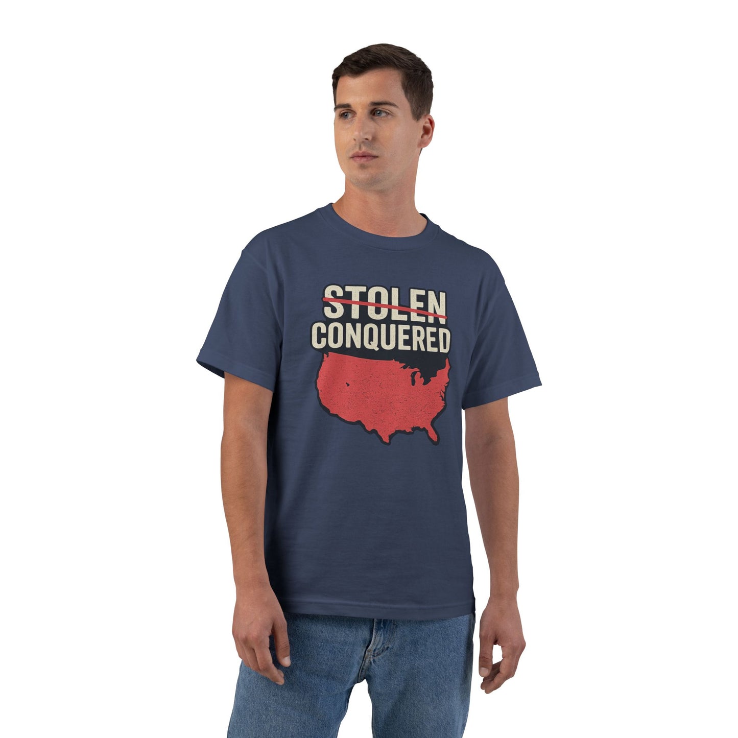 Stolen Conquered USA Hanes Brand T-Shirt