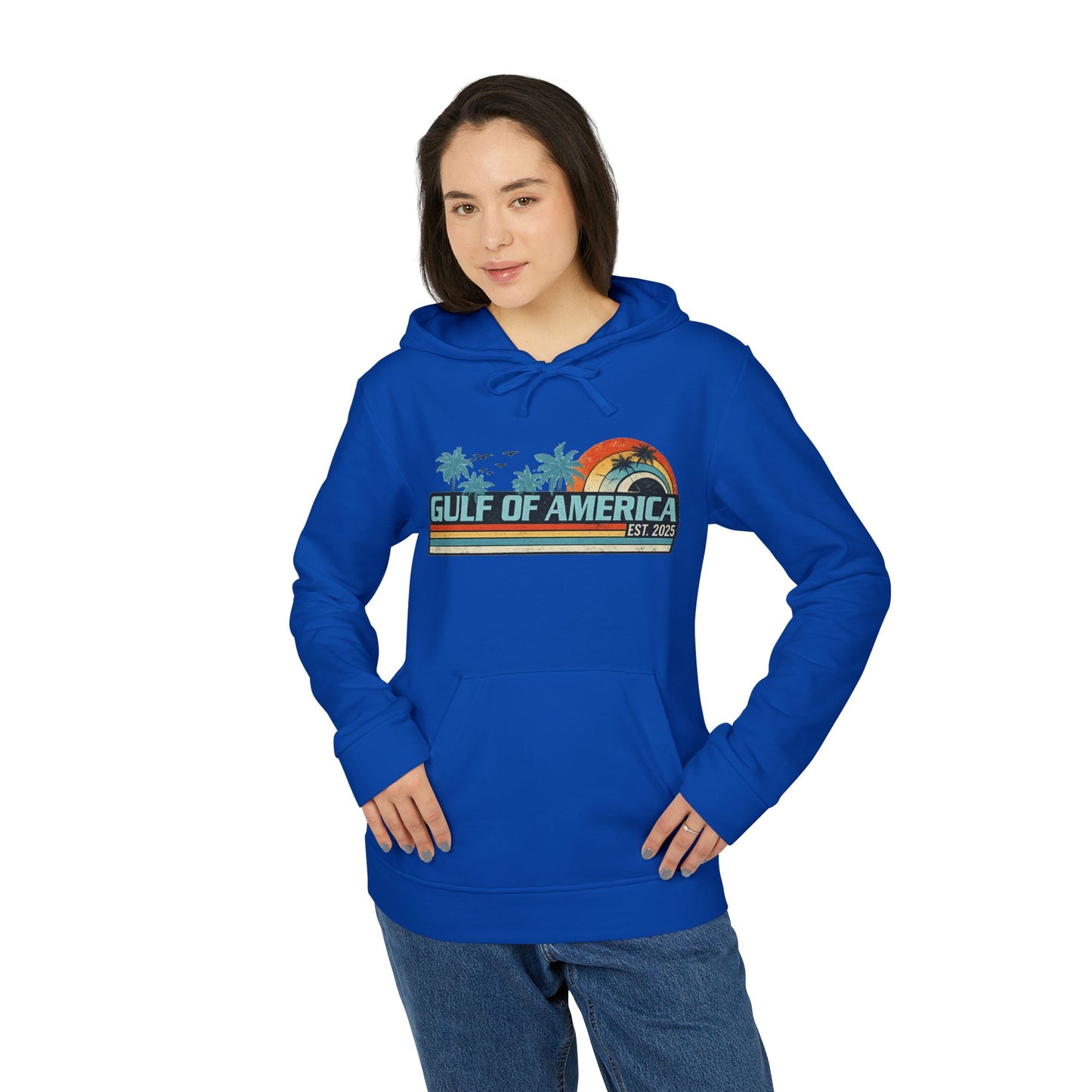 Gulf of America Vintage Adidas Brand Hoodie