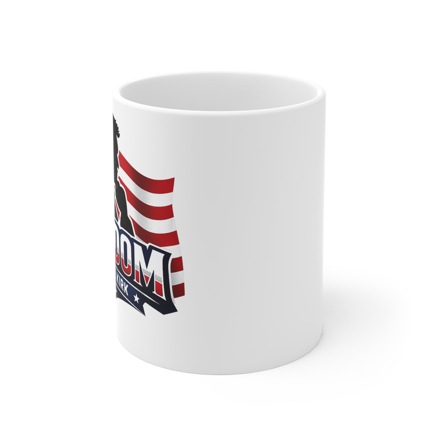 Charlie Kirk Freedom Coffee Mug — 11oz Coffee Cup