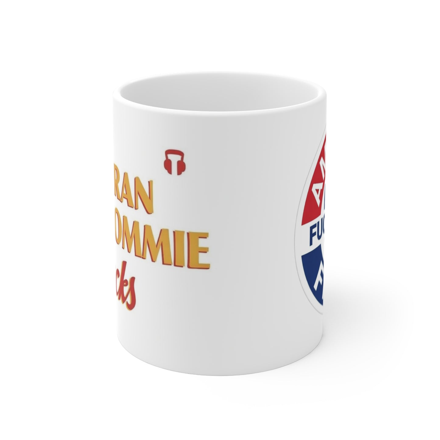 Zohran Mam-Commie Sucks/America First F*CK ISLAM 11oz Coffee Mug