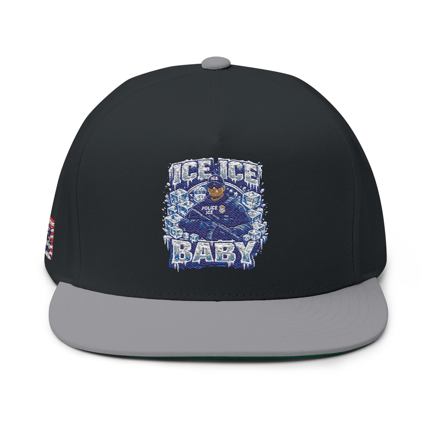 Ice Ice Baby ICE Agent Flat Bill Hat