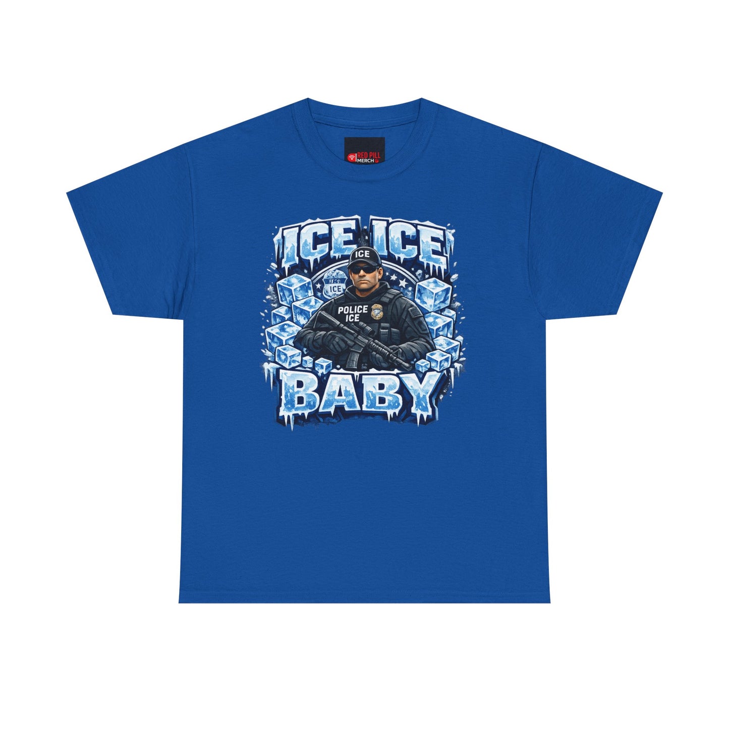 Ice Ice Baby ICE Agent Gildan Brand T-Shirt