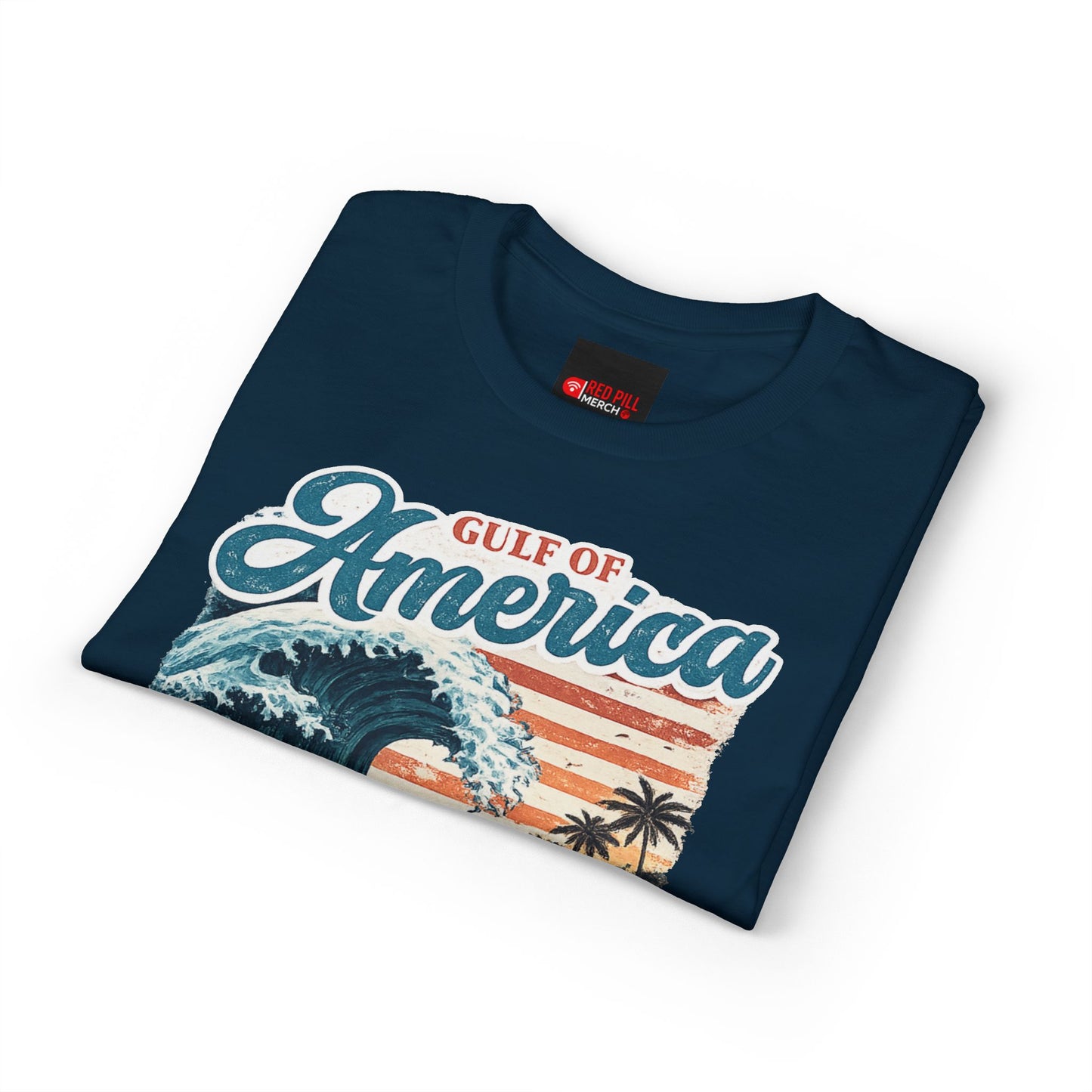 Gulf of America Est. 2025 Waves Gildan Brand T‑Shirt