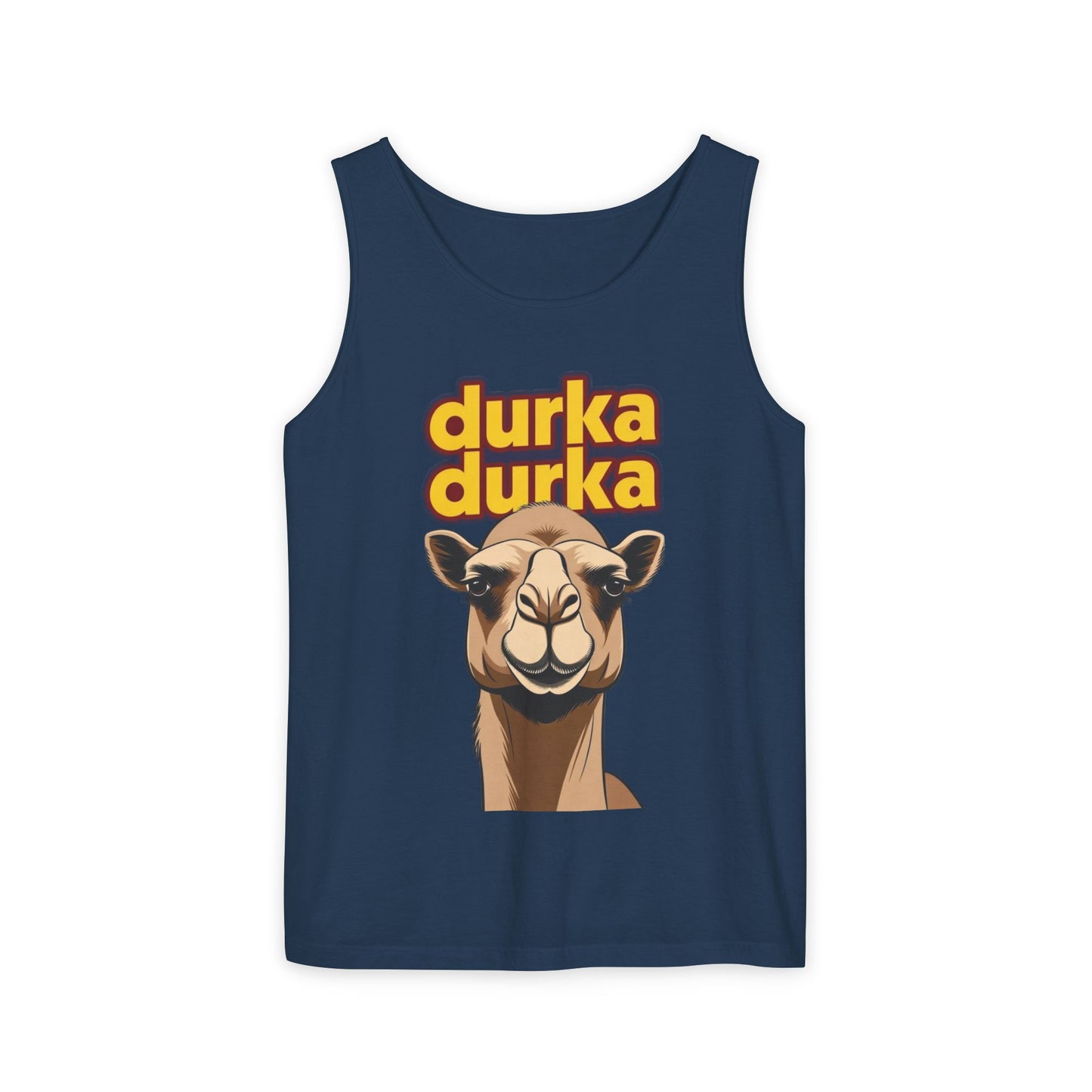 "Durka Durka" Camel Gildan Brand Tank Top