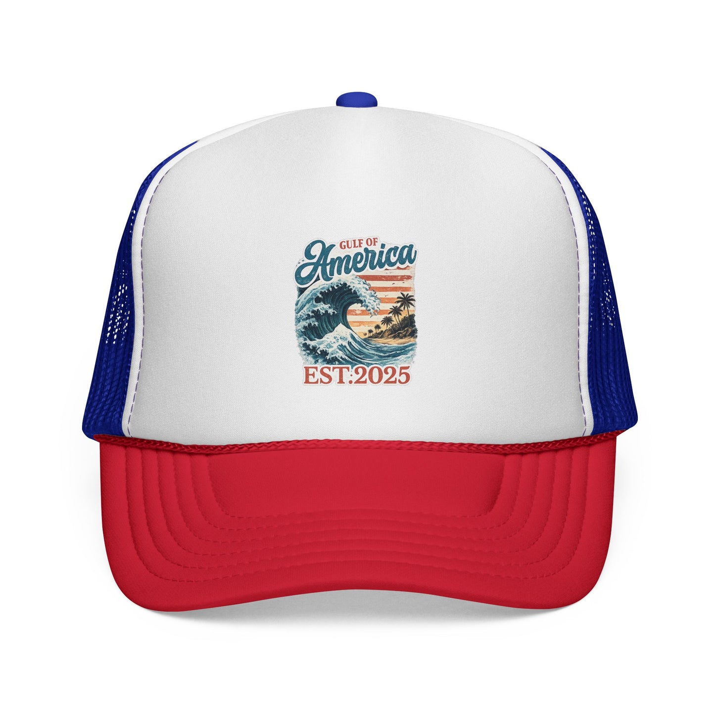 Gulf of America Est. 2025 Waves Trucker Cap