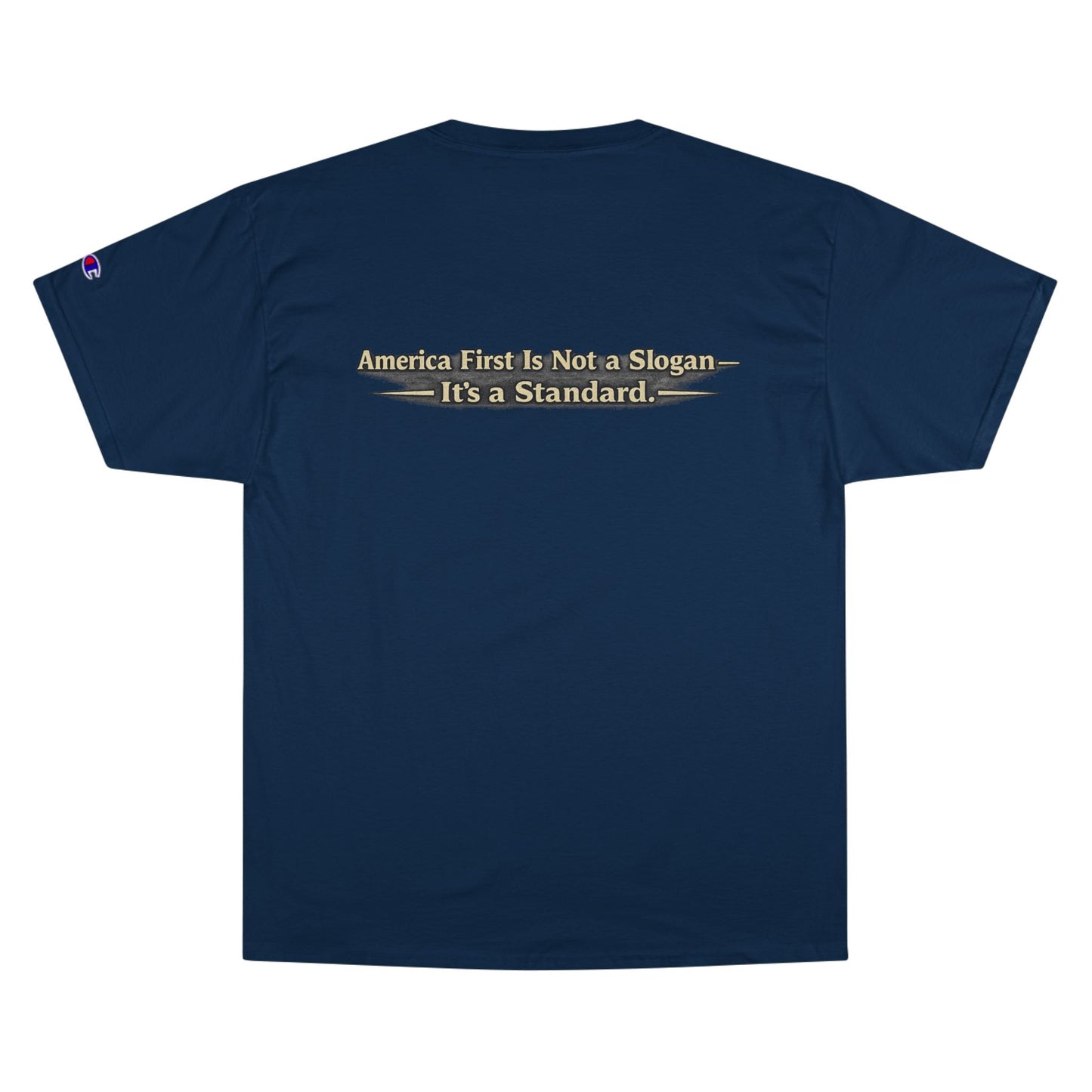 "Make America First Again" Book Merch Champion Brand T-Shirt