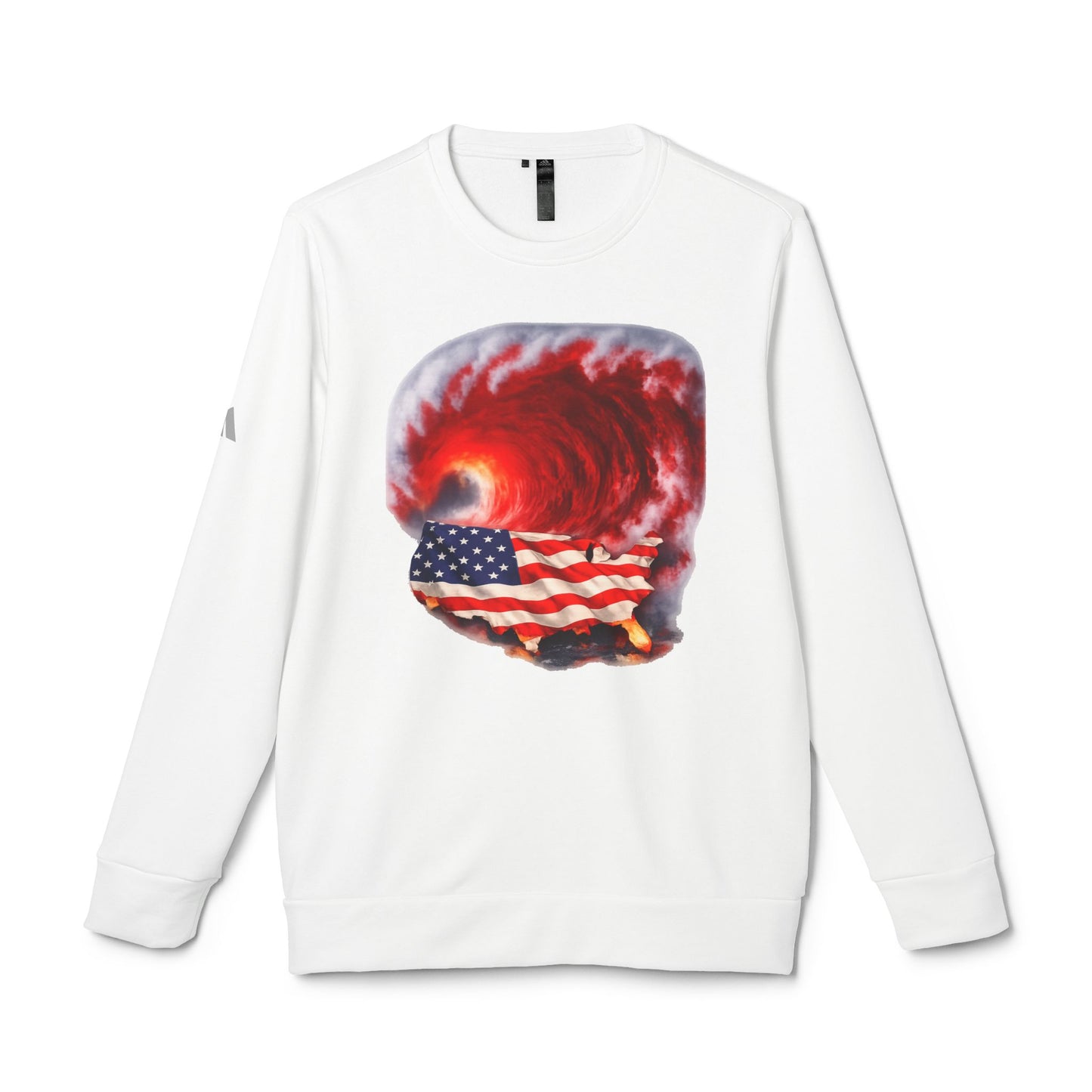 Red Wave USA Adidas Brand Crewneck Sweatshirt