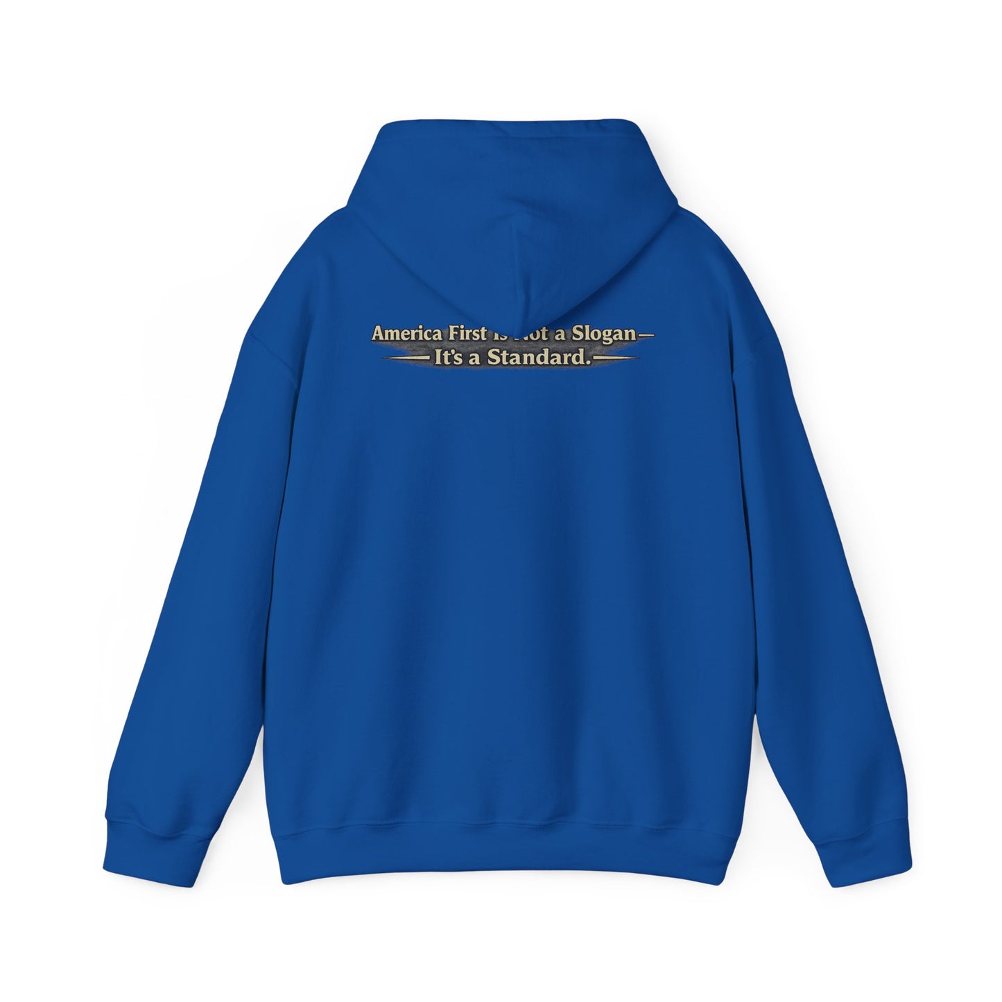 "Make America First Again" America First Is Not A Slogan - It's A Standard Comfort Color Brand Hoodie
