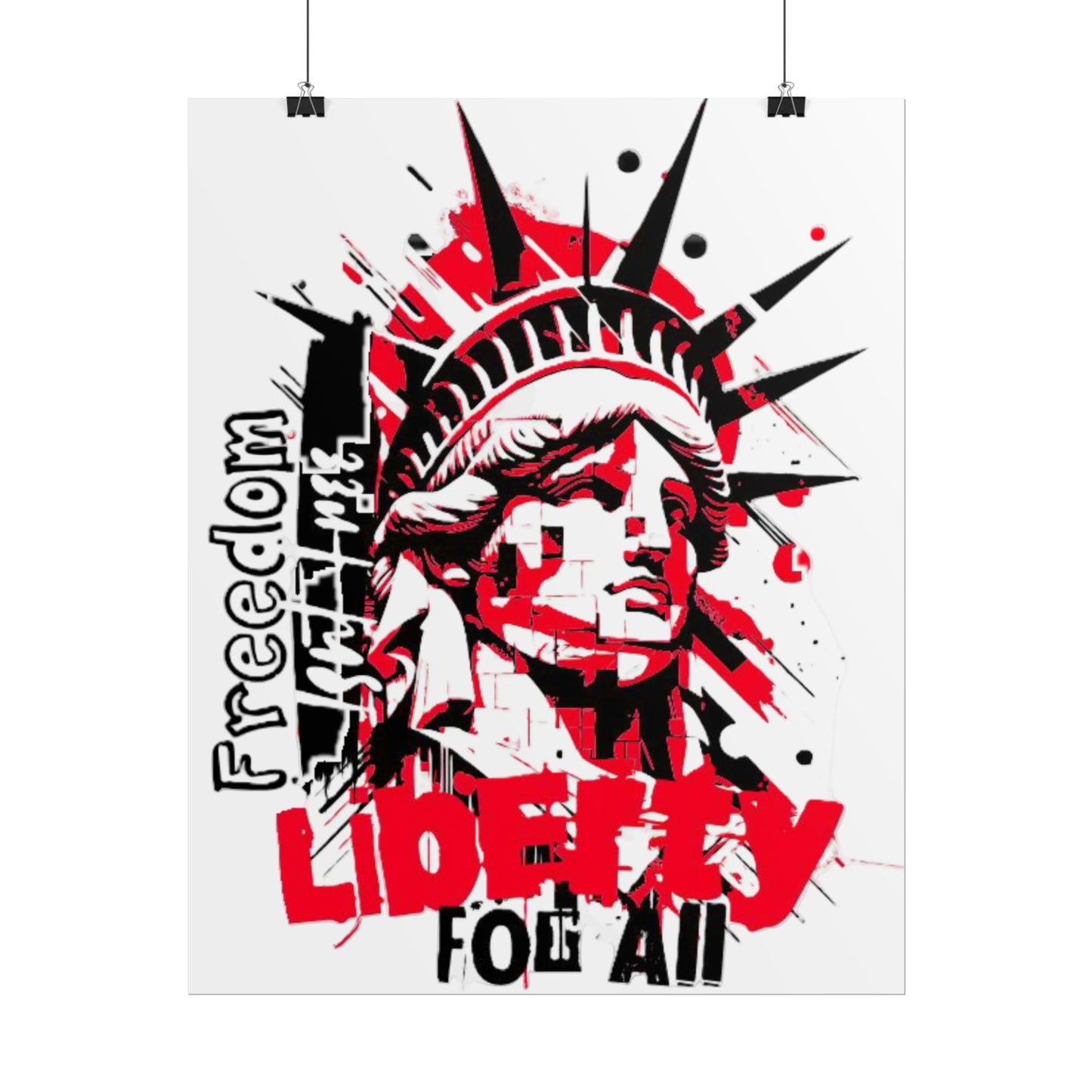 Freedom Isn't Free Liberty For All -Art Print