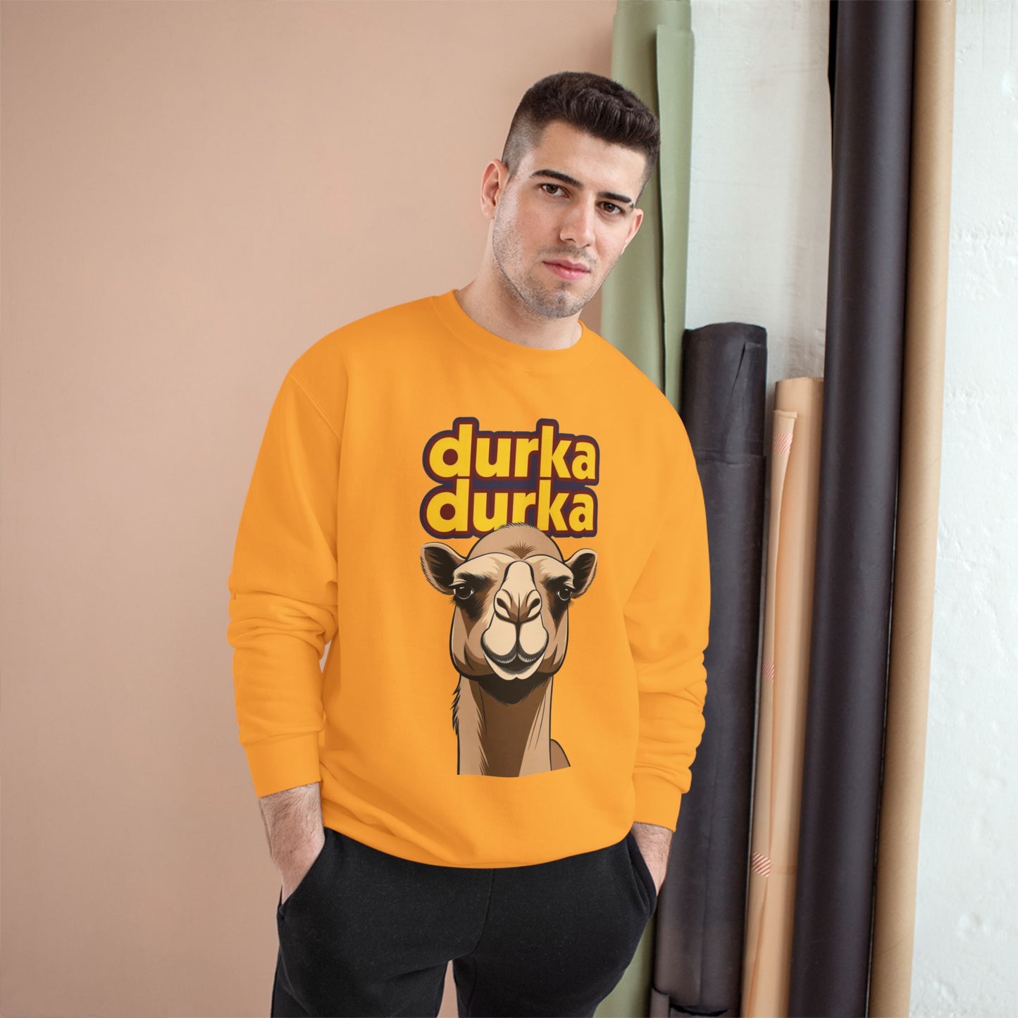 "Durka Durka Camel Champion Crewneck Sweatshirt