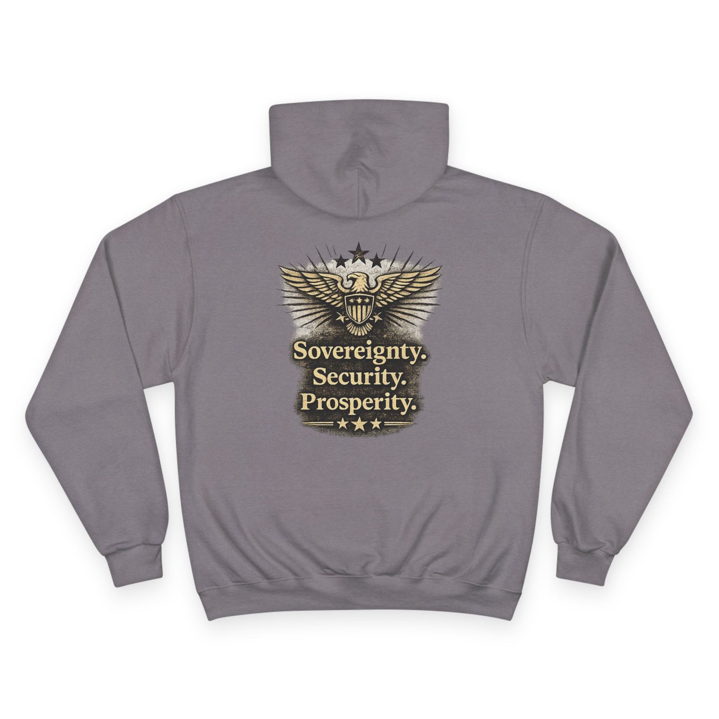 M.A.F.A. "Statue Of Liberty" "Sovereignty Security Prosperity " Champion Brand Hoodie